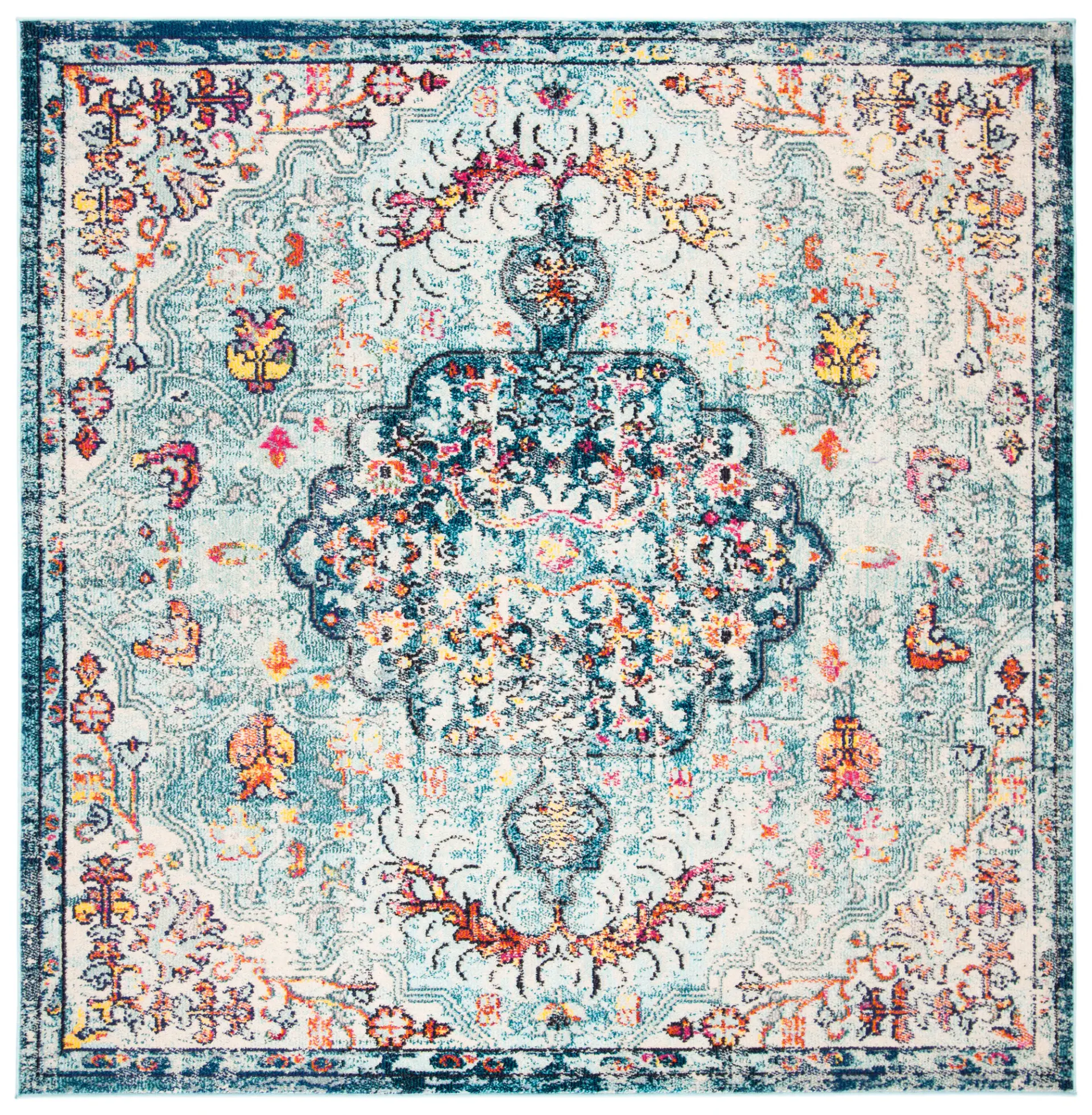 Madison Distressed Medallion Rug
