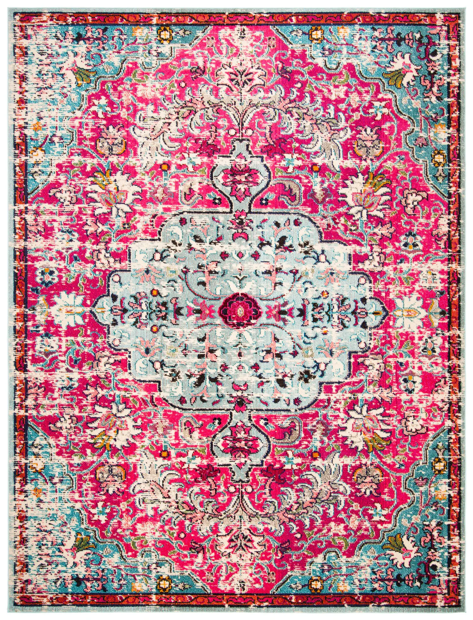 Madison Distressed Medallion Rug
