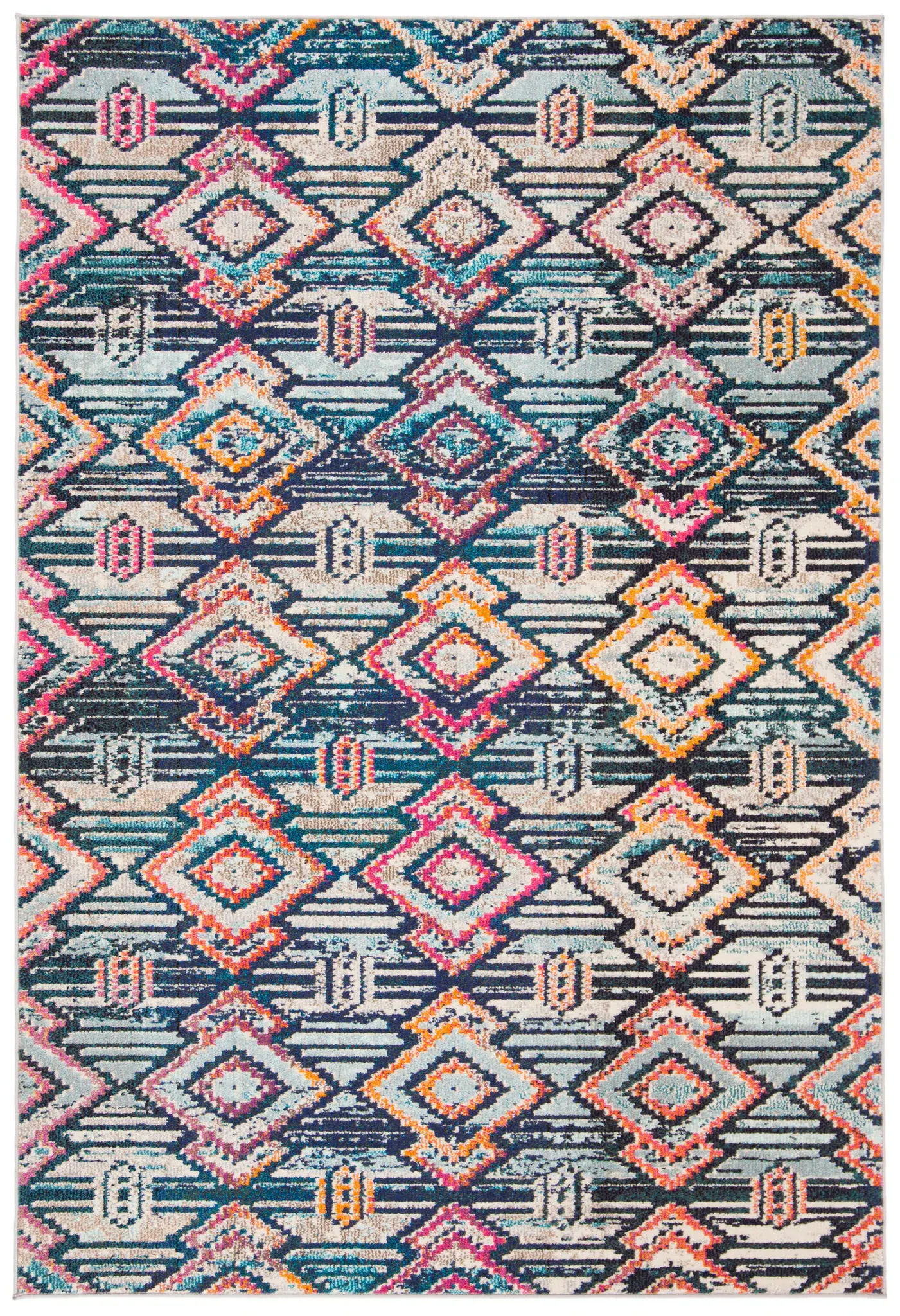 Madison Tribal Diamond Rug