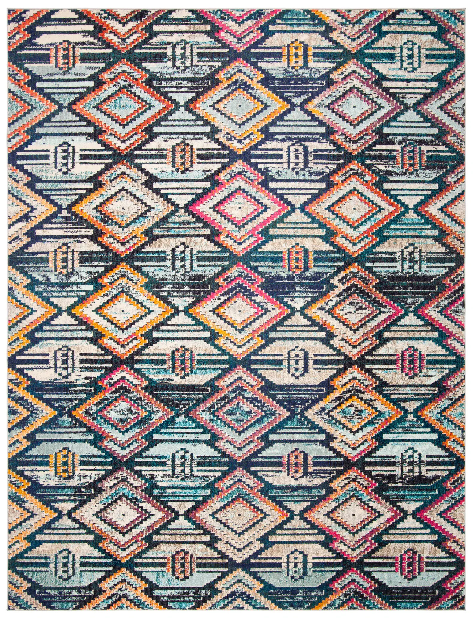 Madison Tribal Diamond Rug