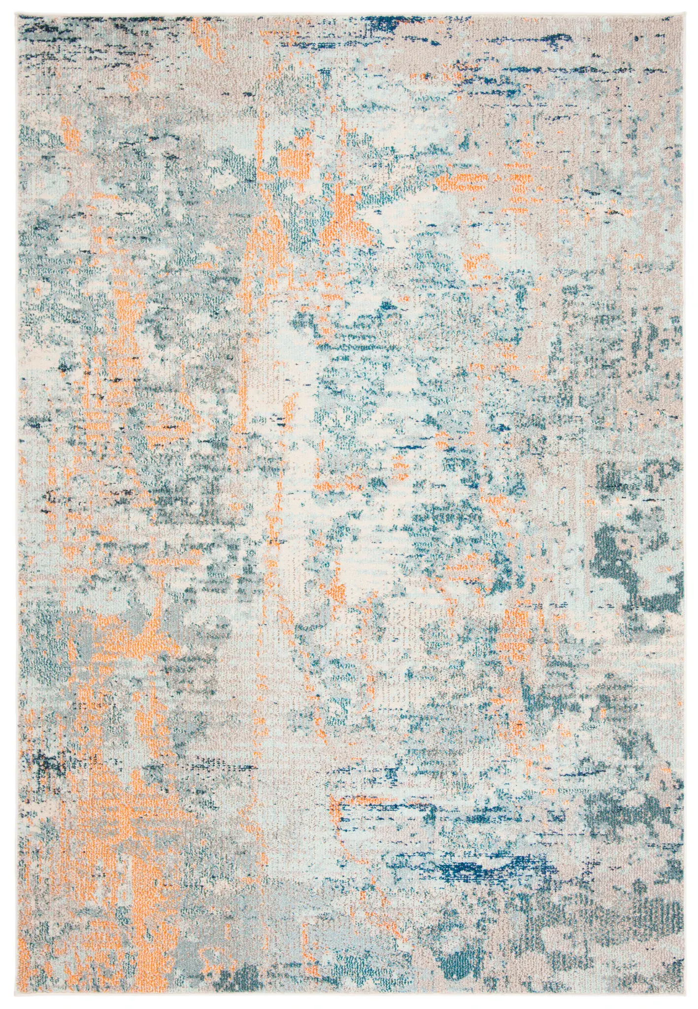 Madison Distressed Stippled Abstract Rug