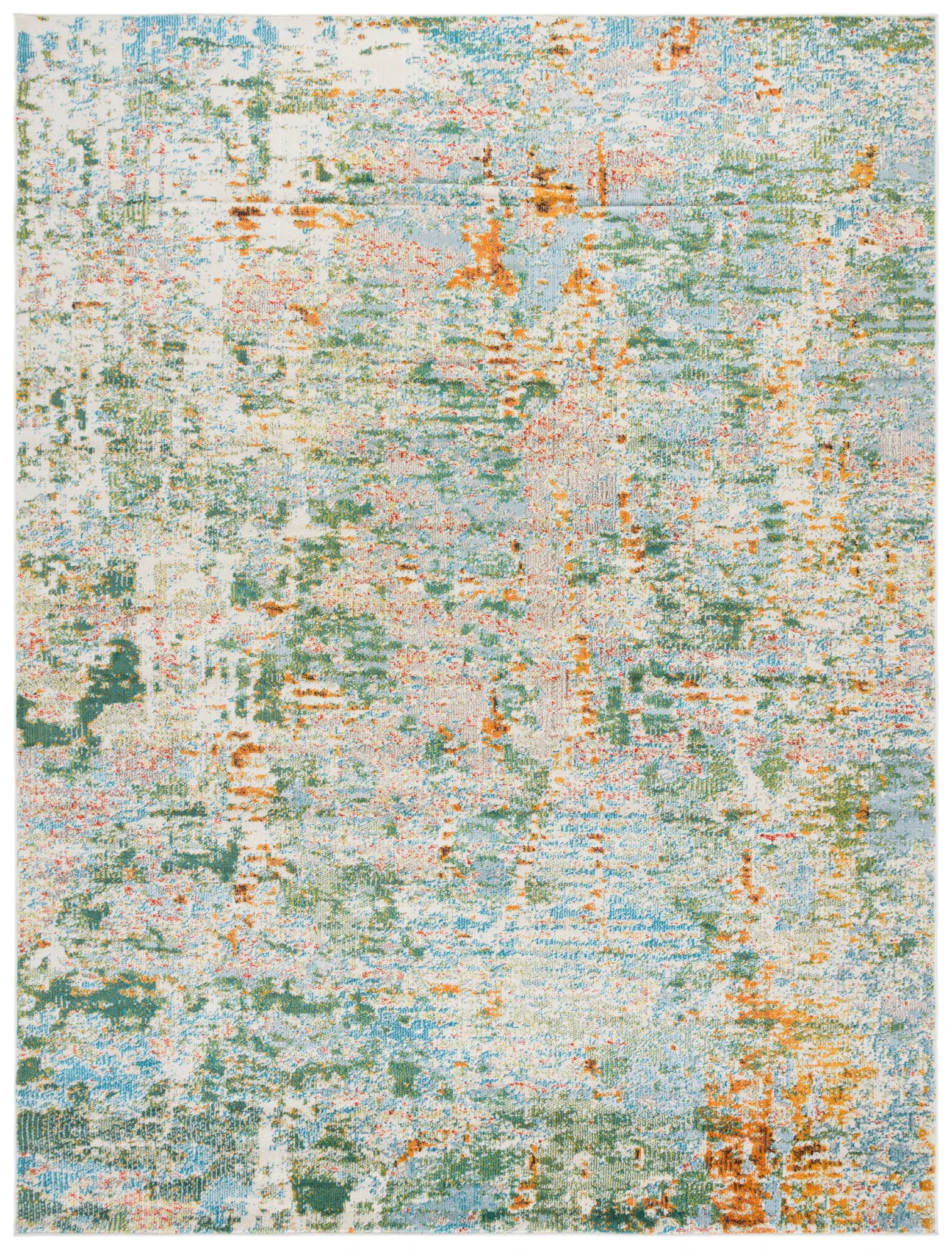 Madison Distressed Stippled Abstract Rug