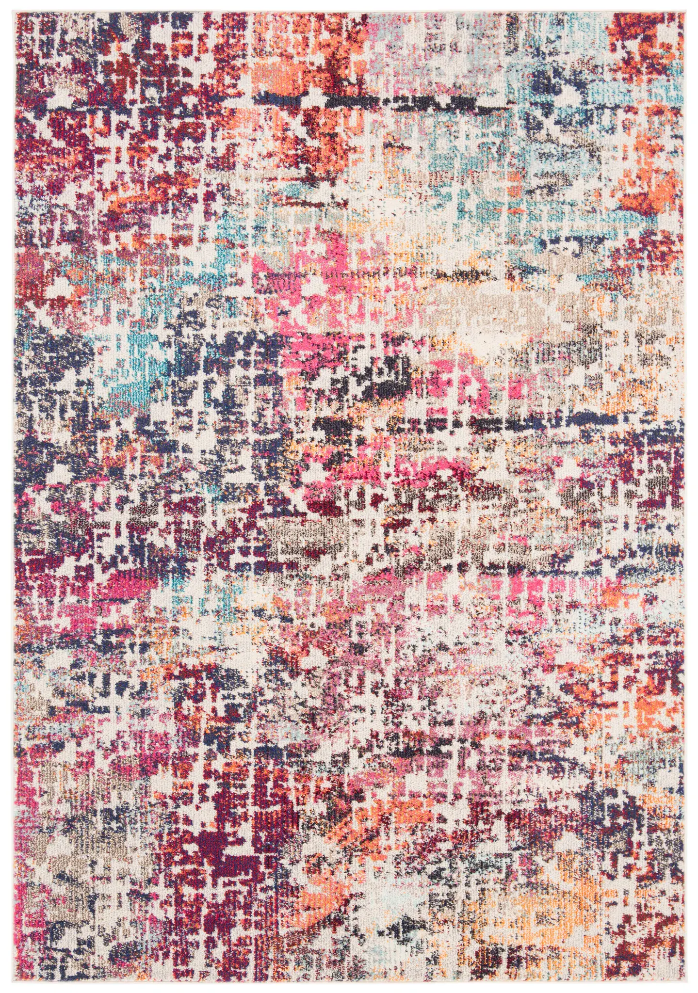 Madison Abstract Pixelated Rug