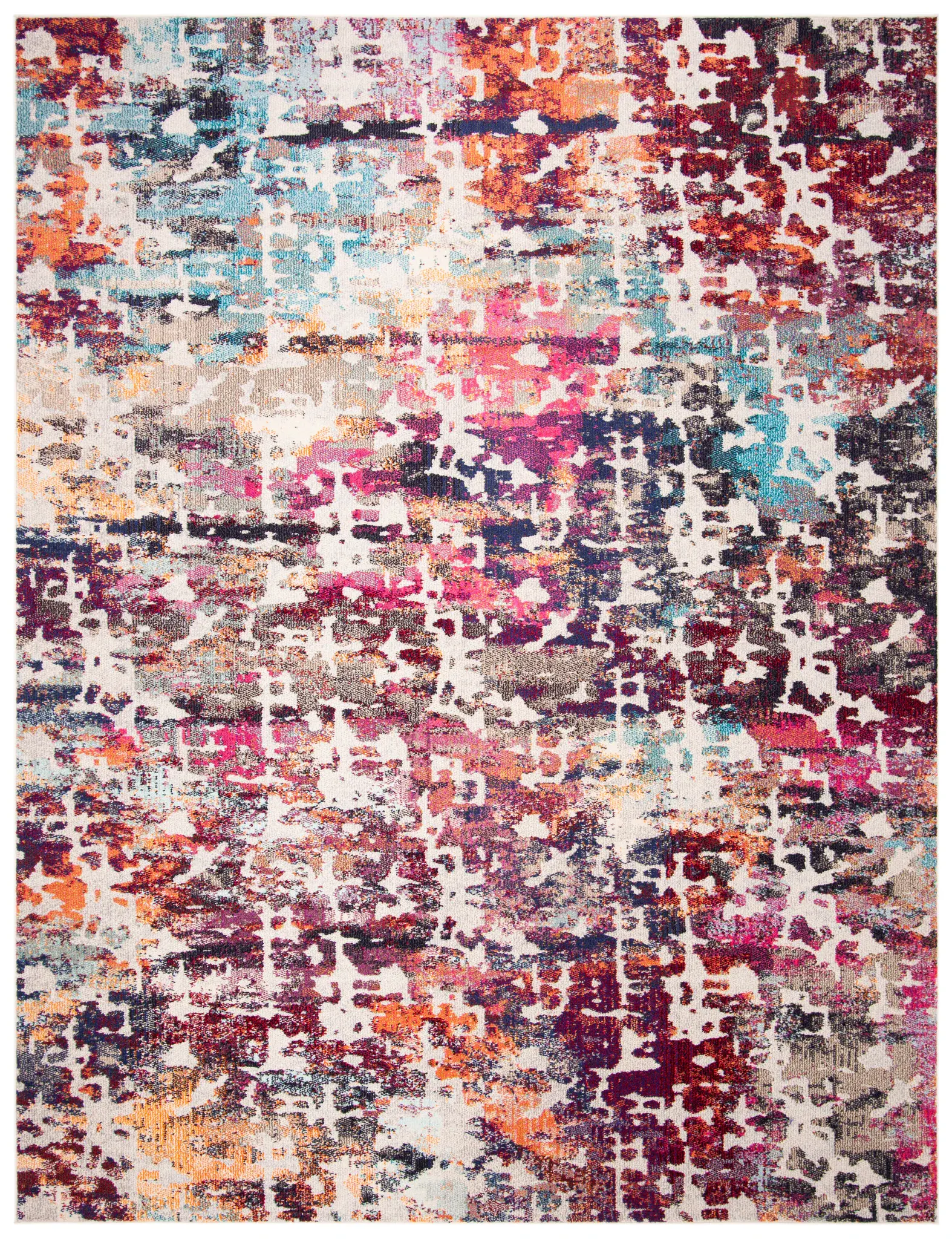 Madison Abstract Pixelated Rug