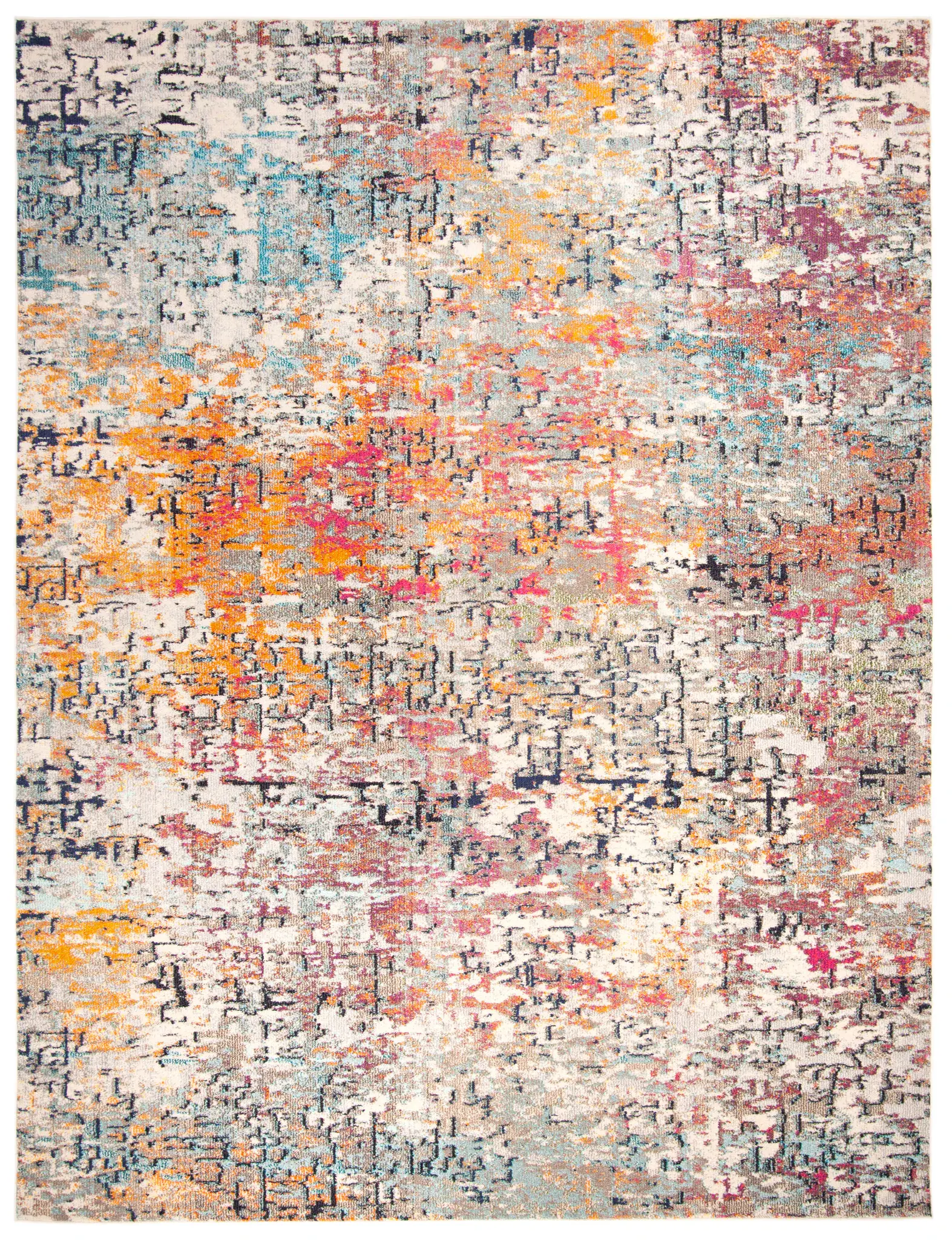 Madison Distressed Abstract Rug