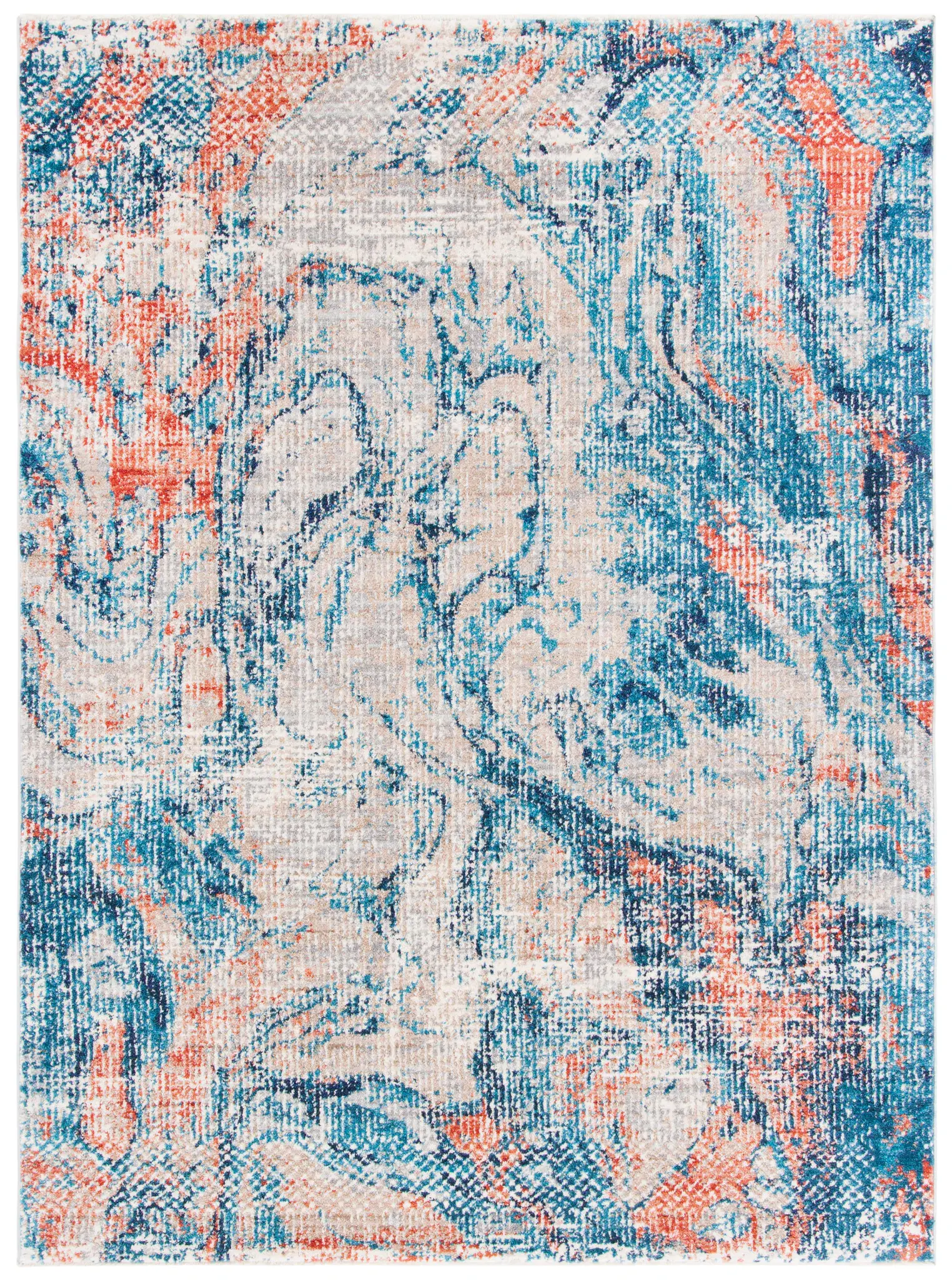 Madison Distressed Marbled Abstract Rug