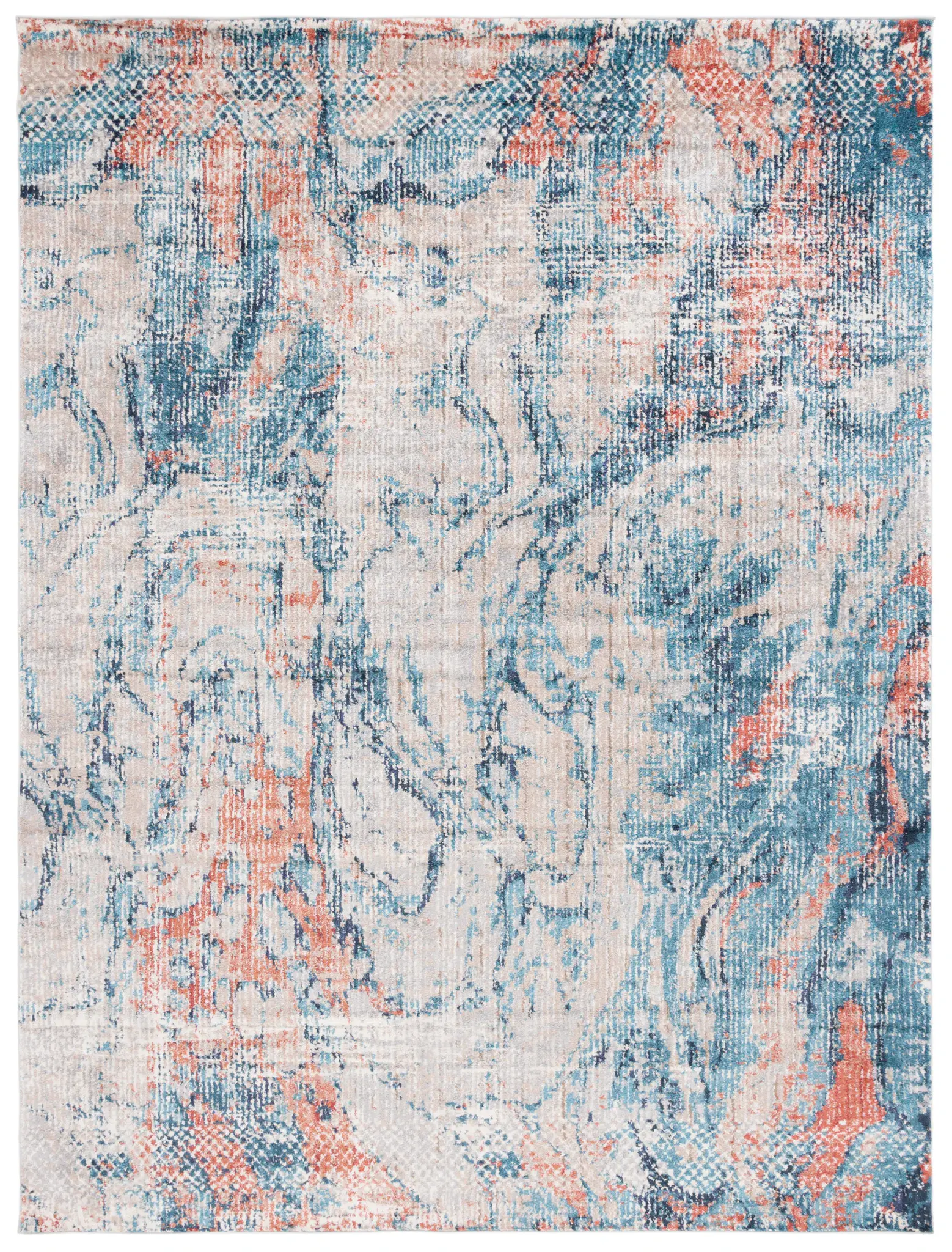 Madison Distressed Marbled Abstract Rug