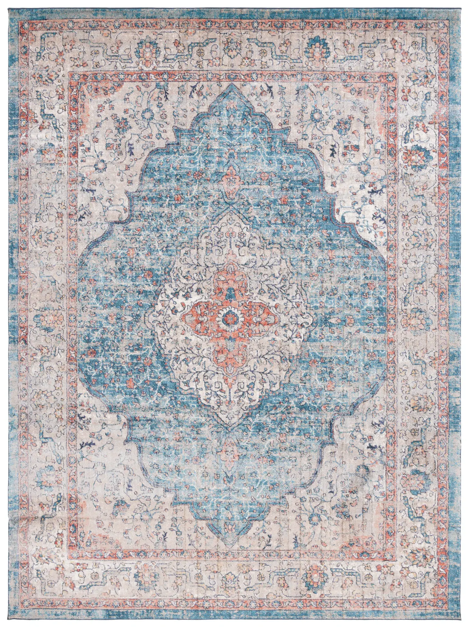 Madison Vintage Floral Medallion Rug