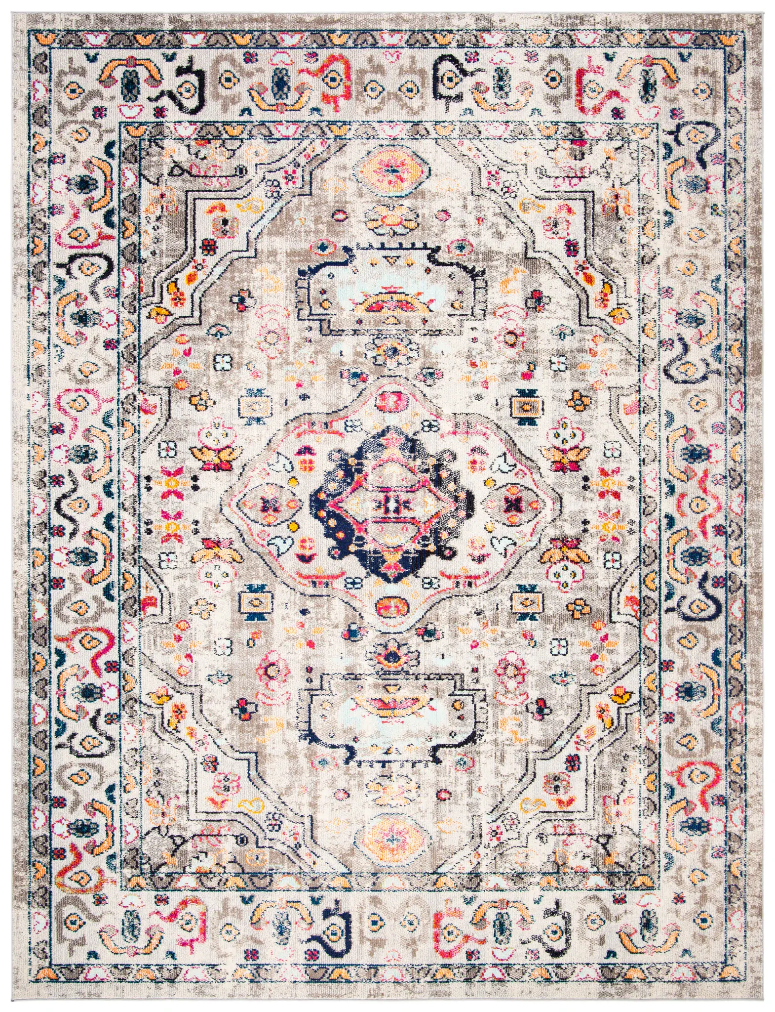 Madison Boho Geometric Medallion Rug