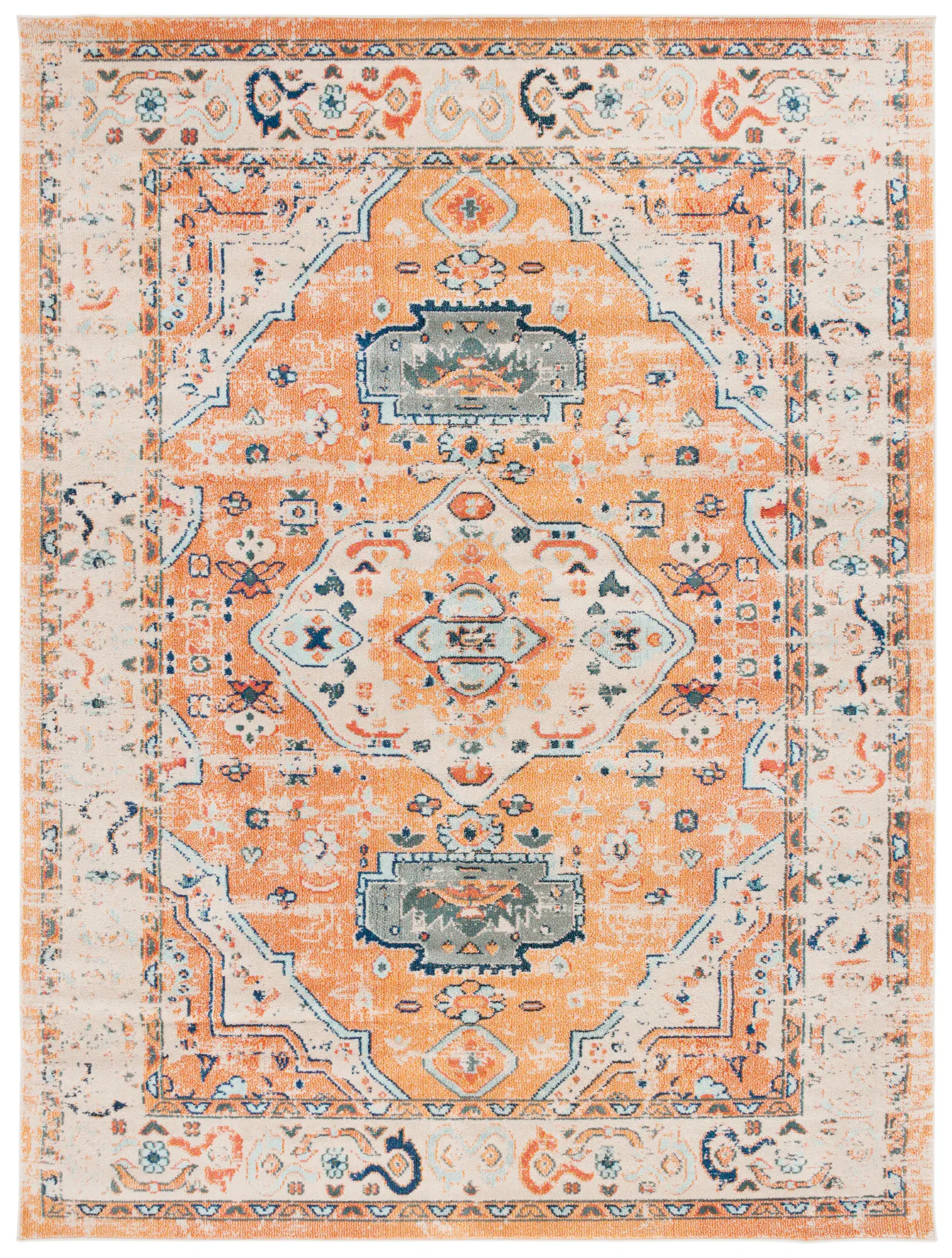 Madison Boho Geometric Medallion Rug