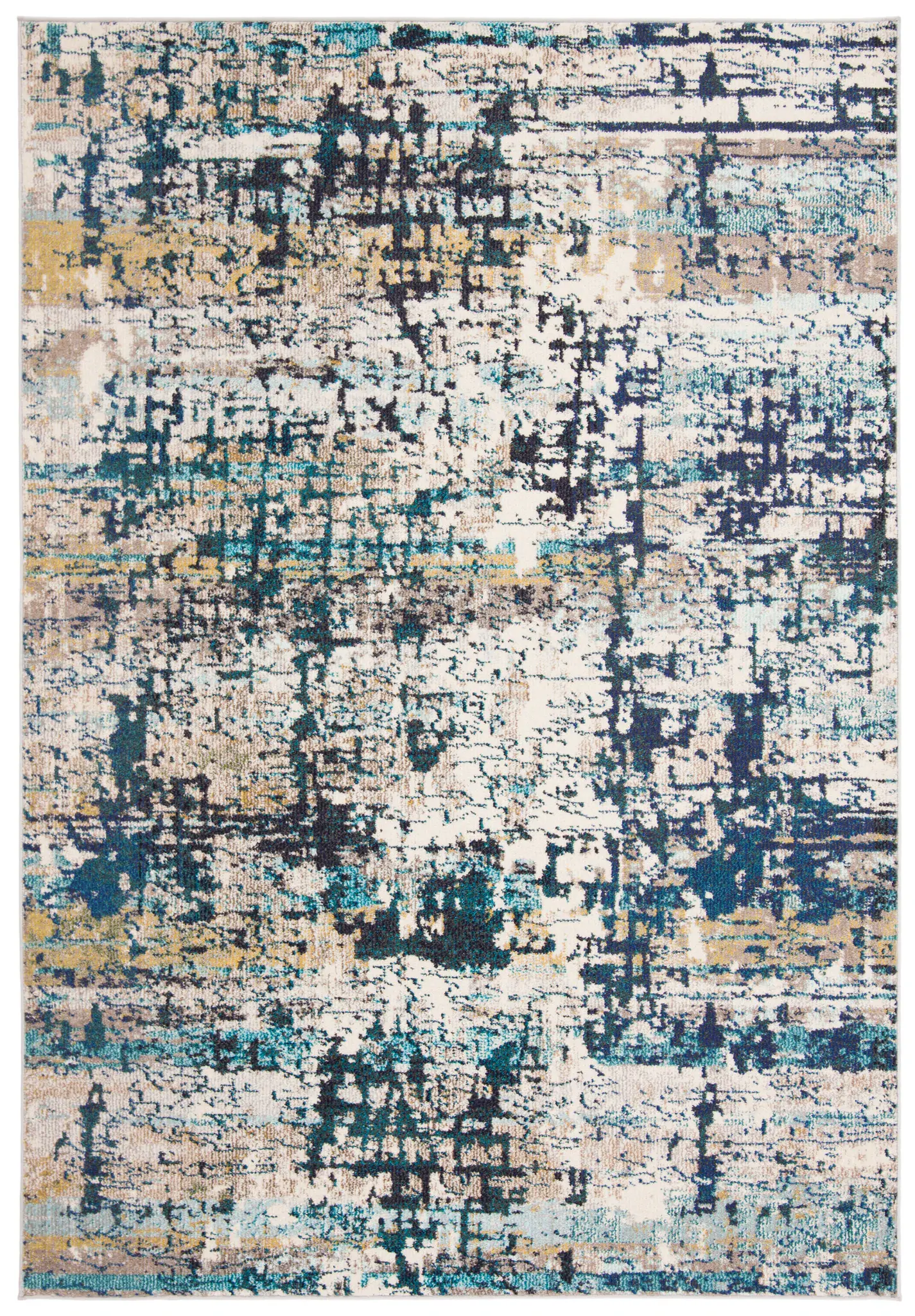 Madison Distressed Horizontal Stripe Rug
