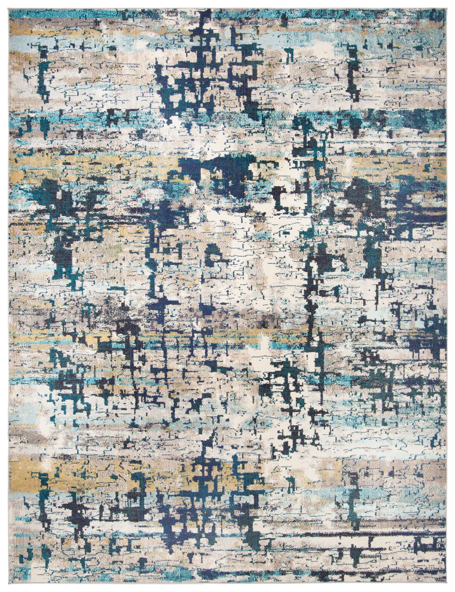 Madison Distressed Horizontal Stripe Rug