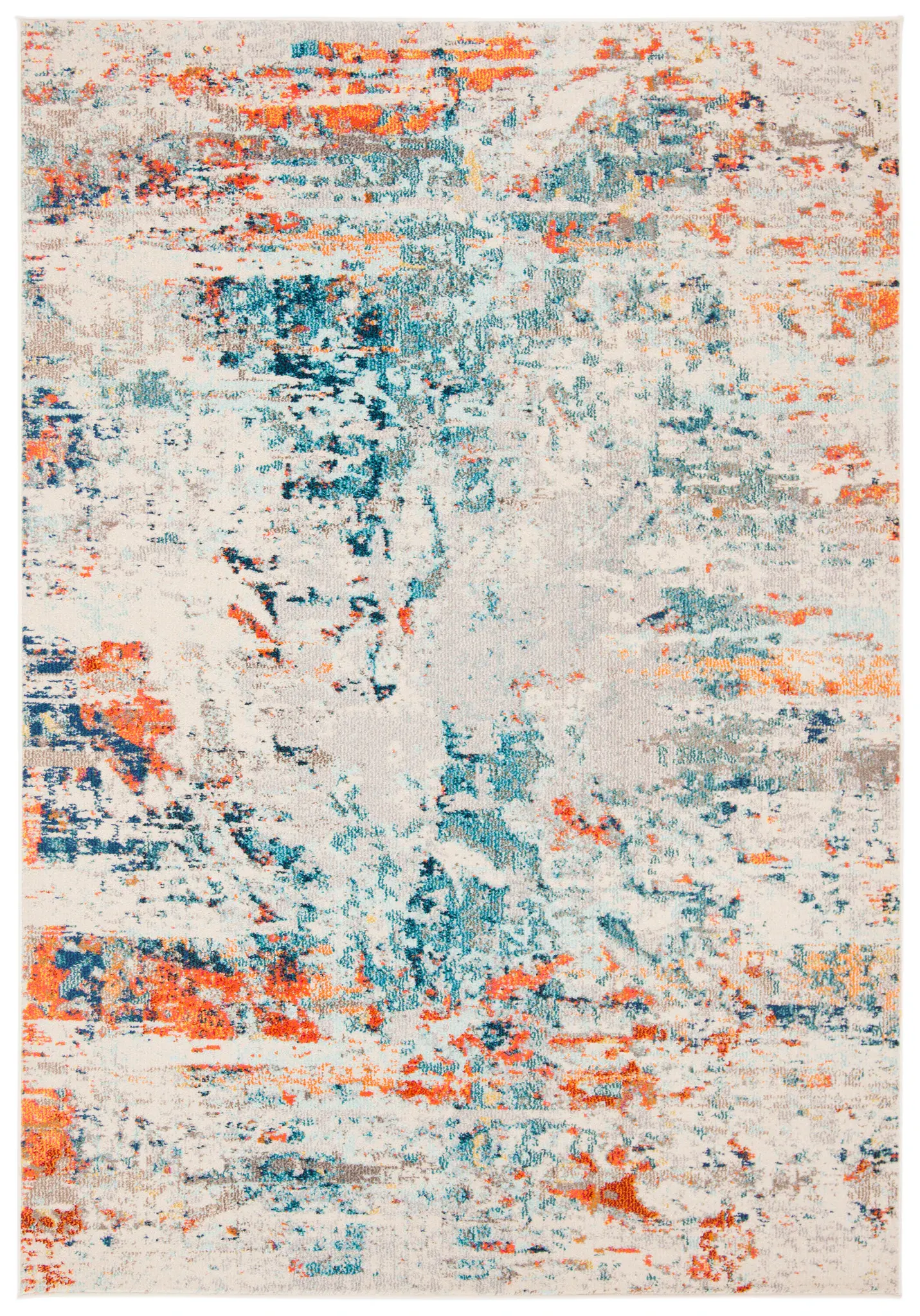 Madison Distressed Brushstroke Abstract Rug