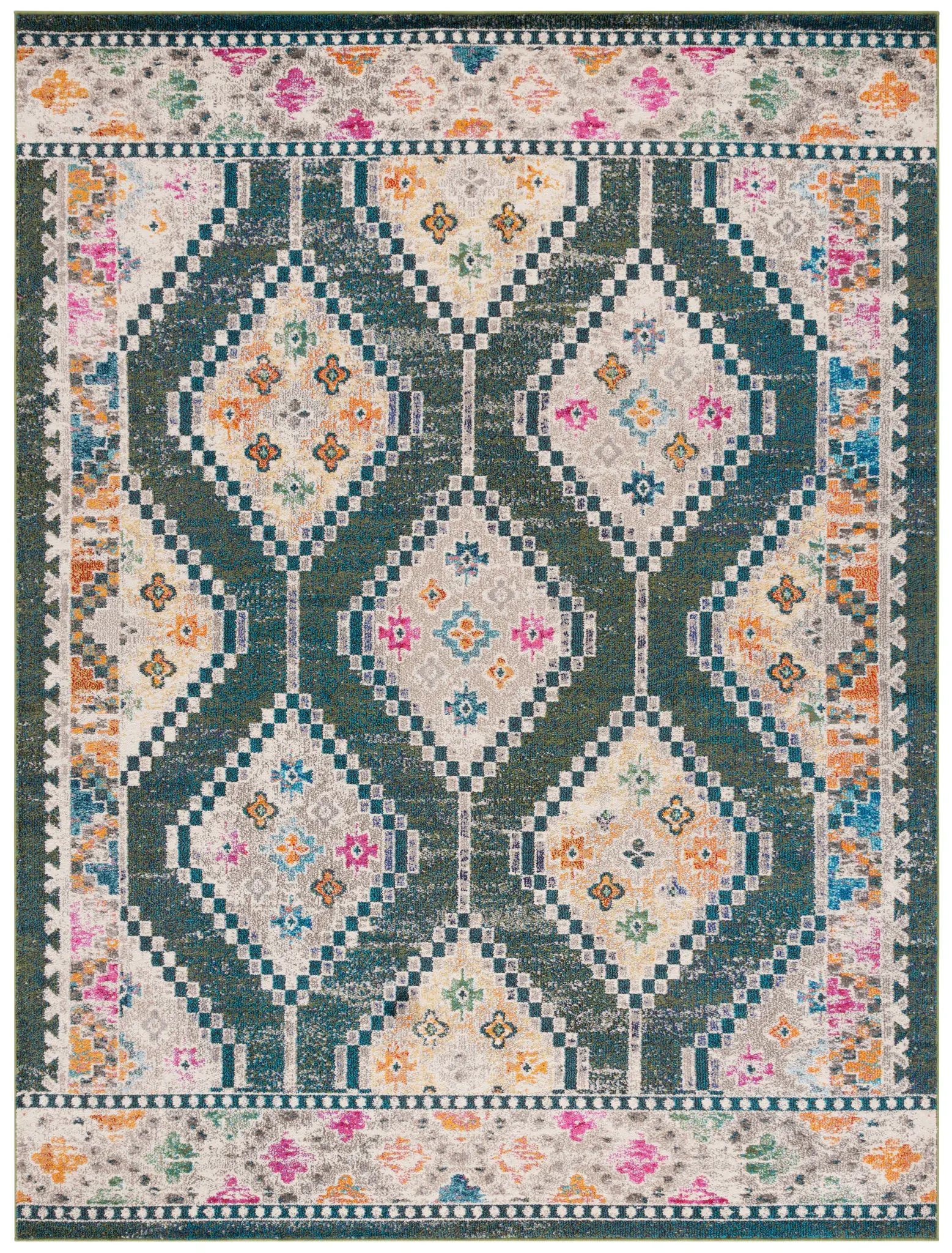 Madison Monaco Tribal Diamond Rug