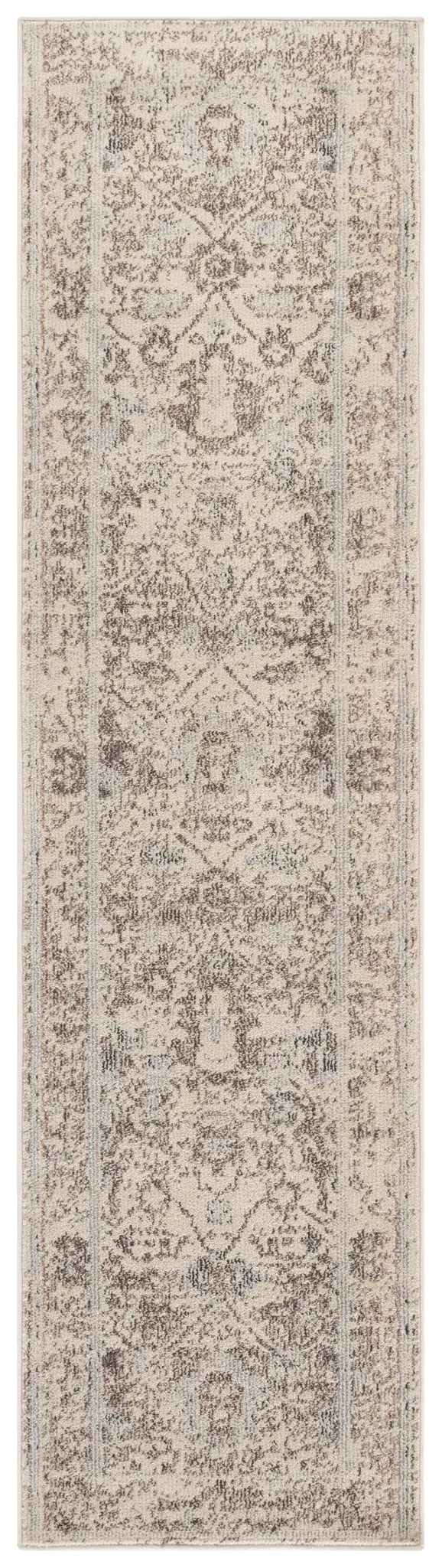 Madison Evoke Distressed Floral Bordered Rug