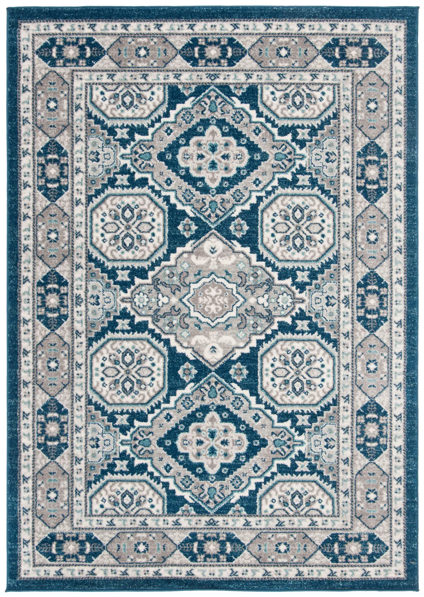 Madison Traditional Medallion Bordered Rug