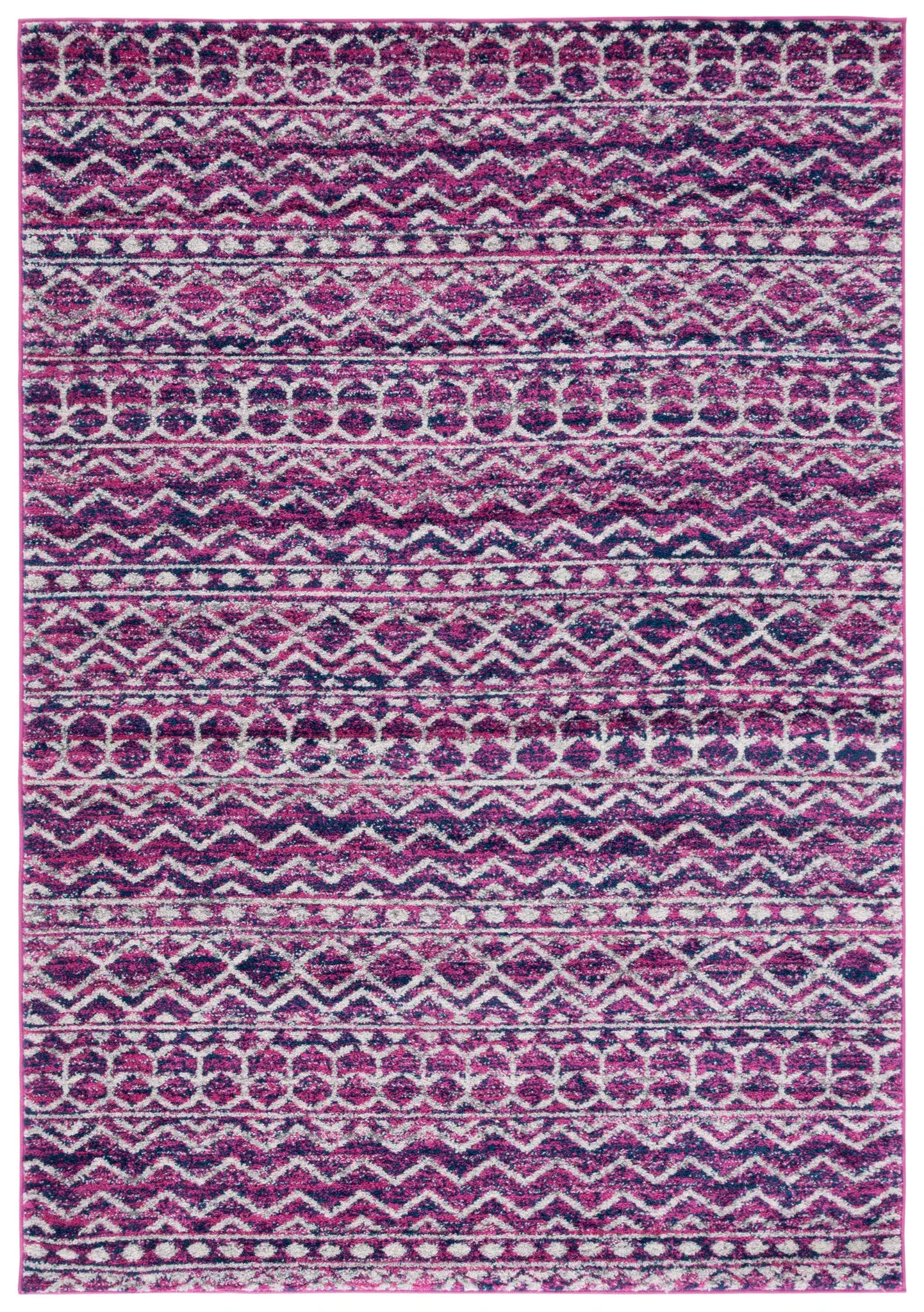 Madison Tribal Banded Chevron Rug