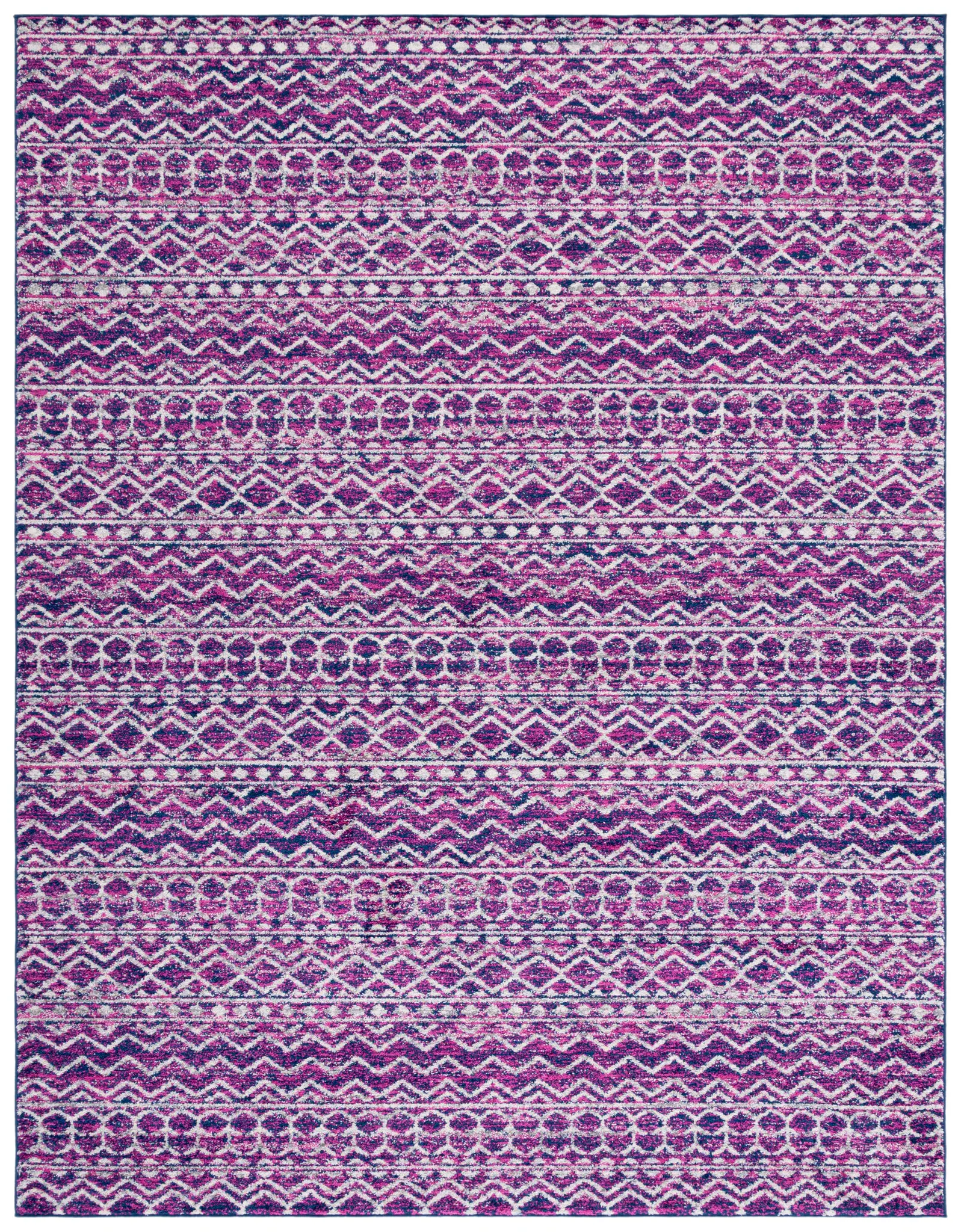 Madison Tribal Banded Chevron Rug