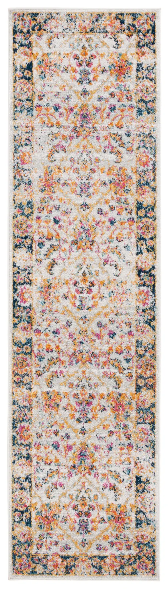 Madison Monaco Distressed Floral Rug