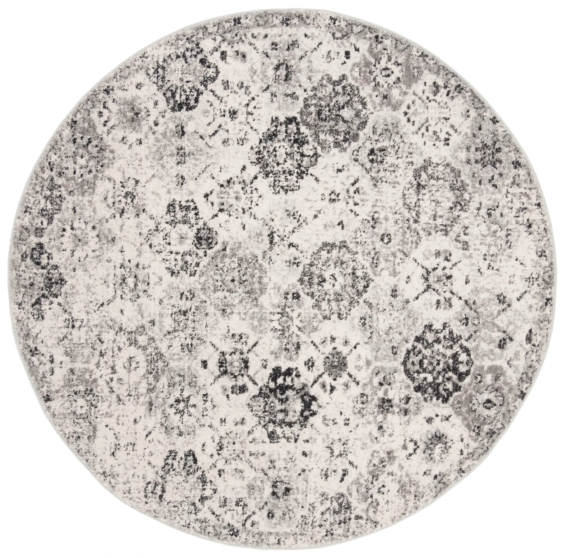 Madison Distressed Allover Rosette Rug