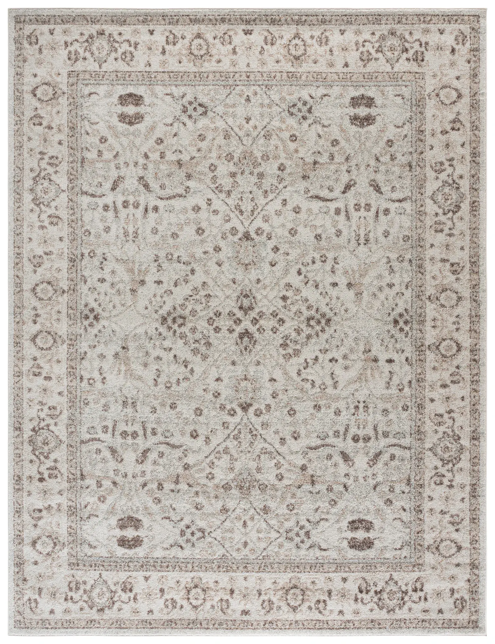 Madison Floral Border Rug