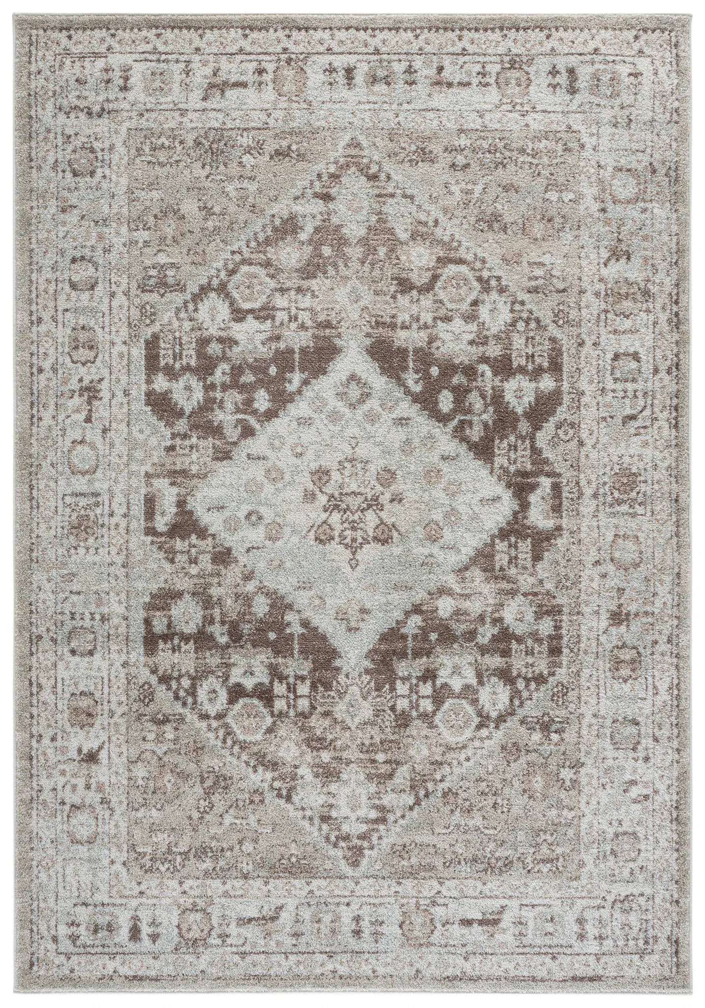 Madison Diamond Medallion Border Rug