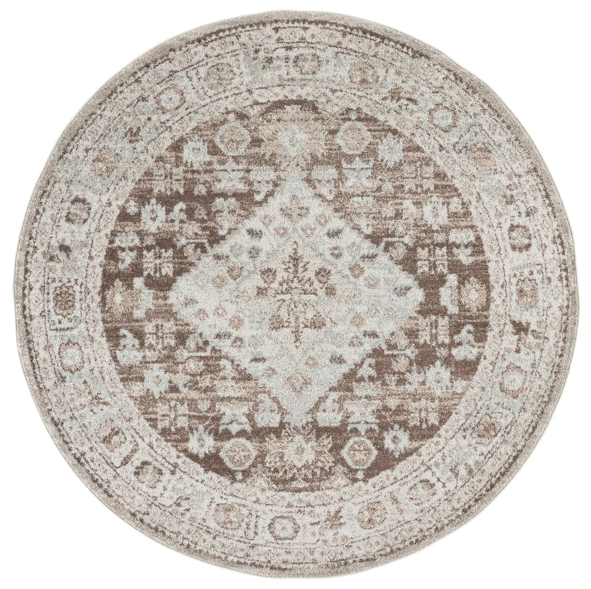 Madison Diamond Medallion Border Rug