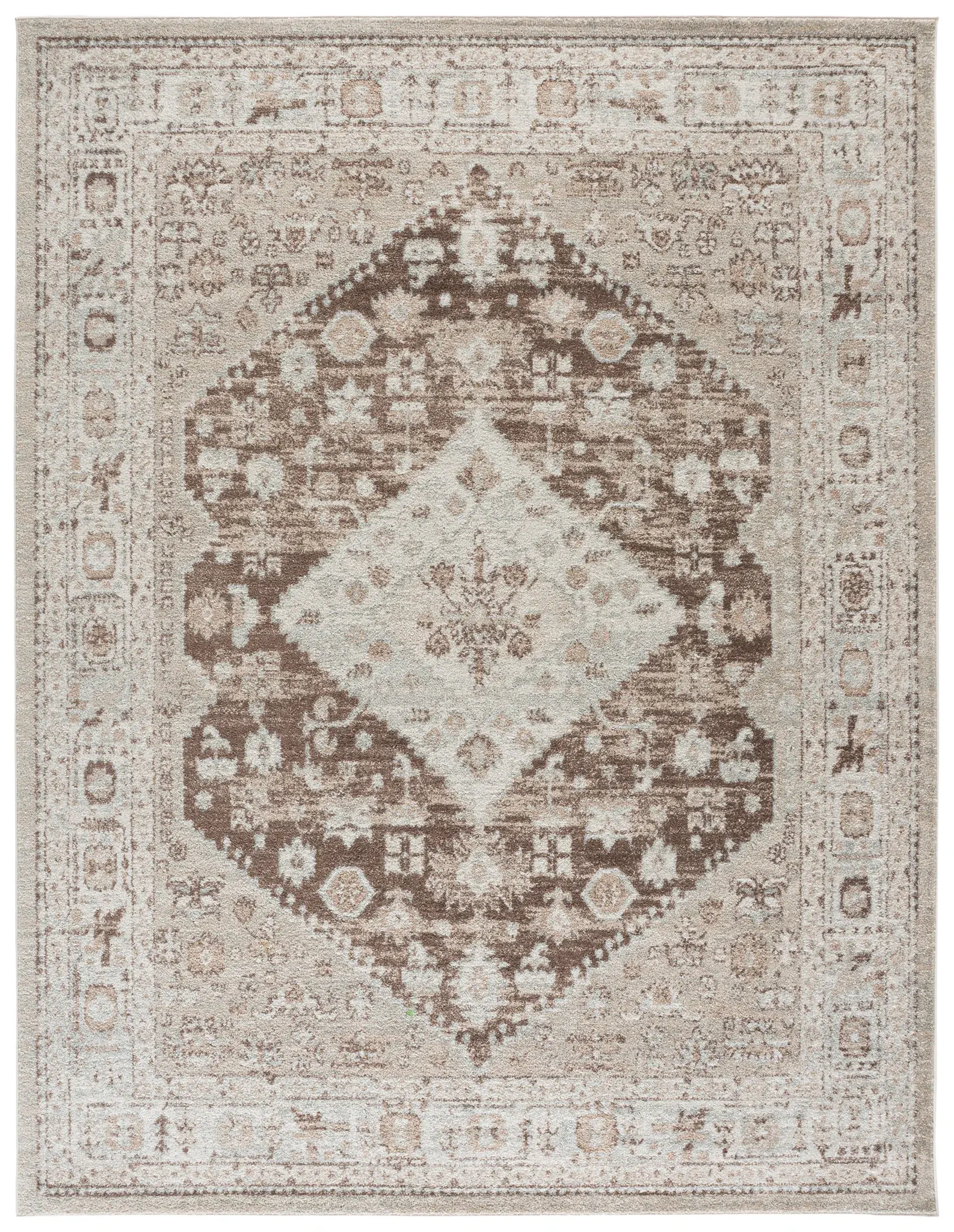Madison Diamond Medallion Border Rug