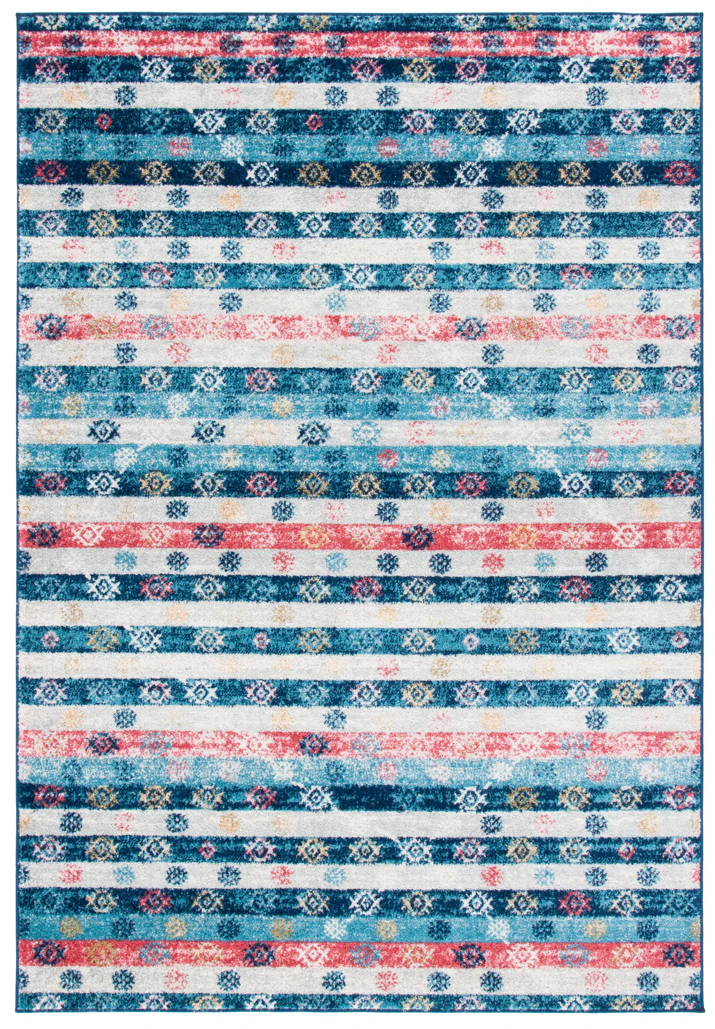 Madison Striped Geometric Rug