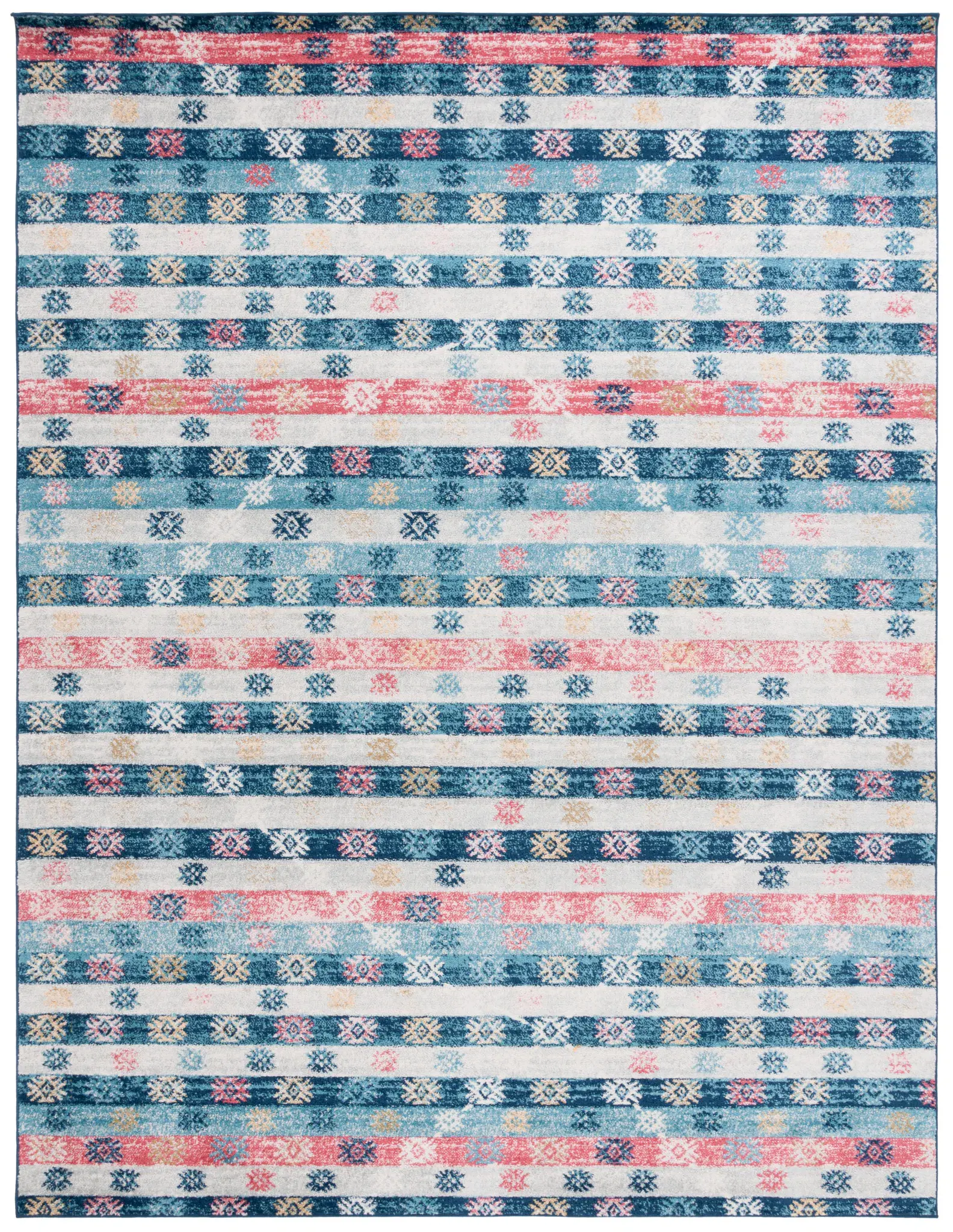 Madison Striped Geometric Rug