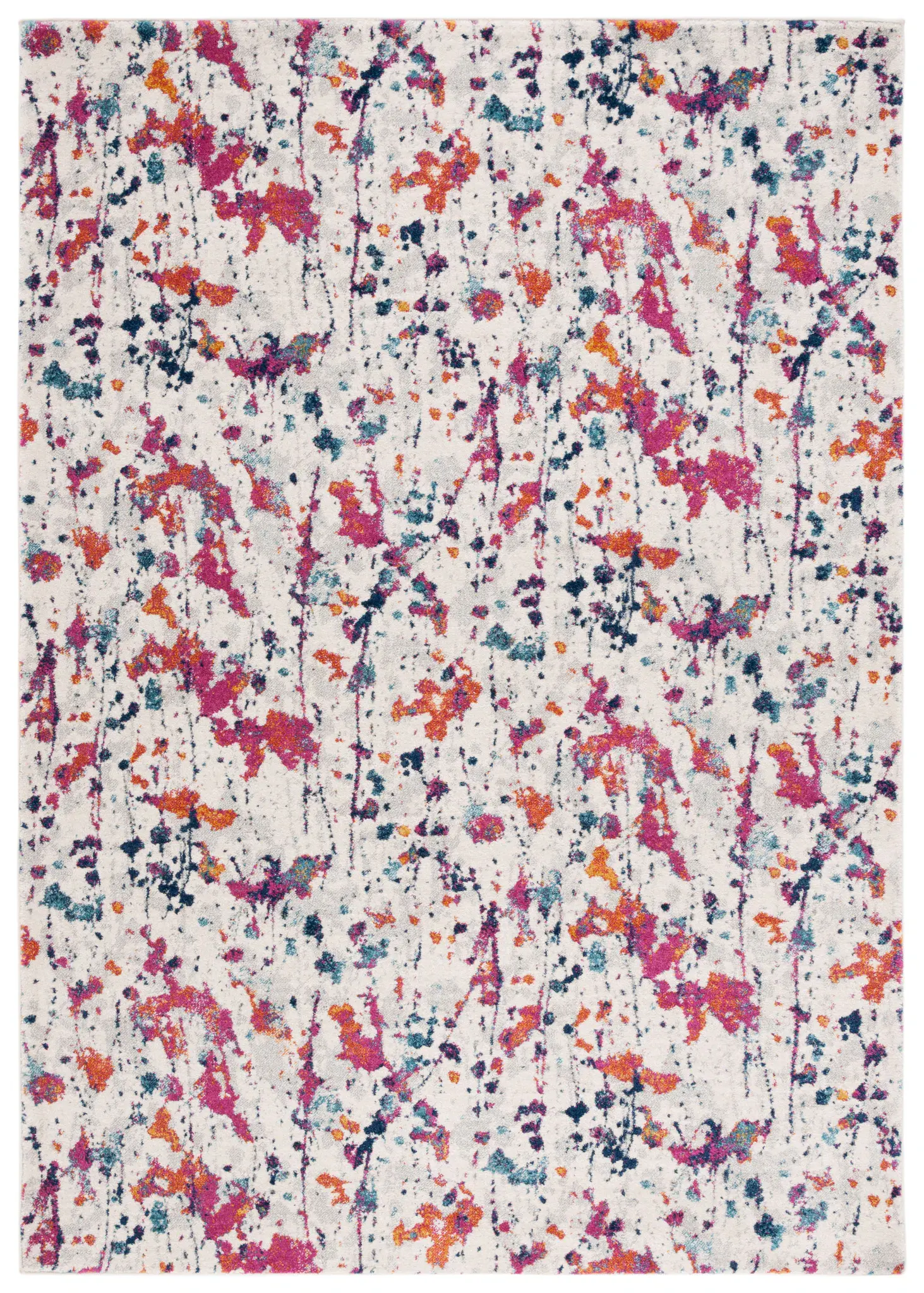 Madison Abstract Paint Splatter Rug