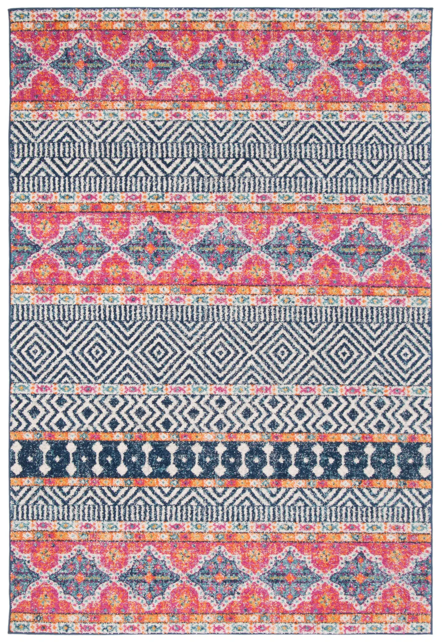 Madison Banded Geometric Rug