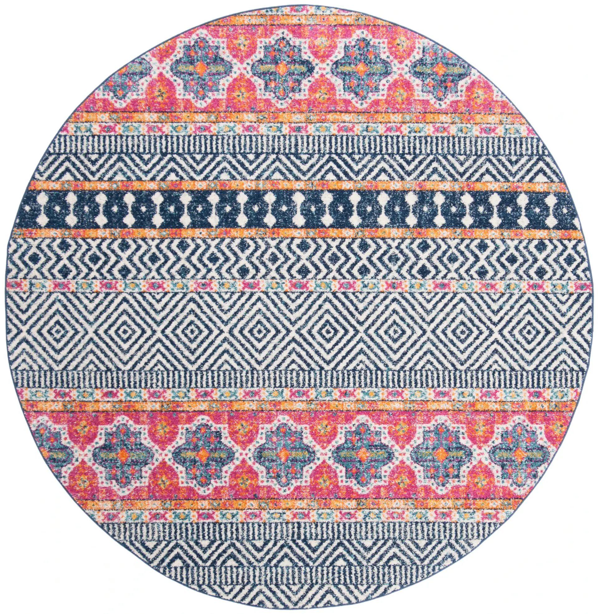 Madison Banded Geometric Rug