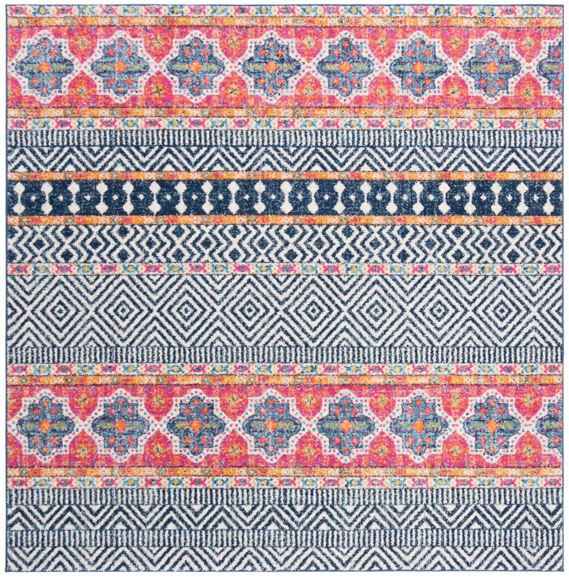 Madison Banded Geometric Rug