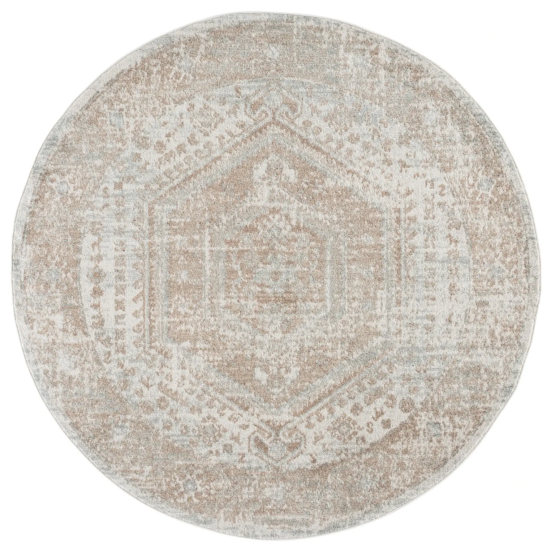 Madison Tribal Hexagon Medallion Rug