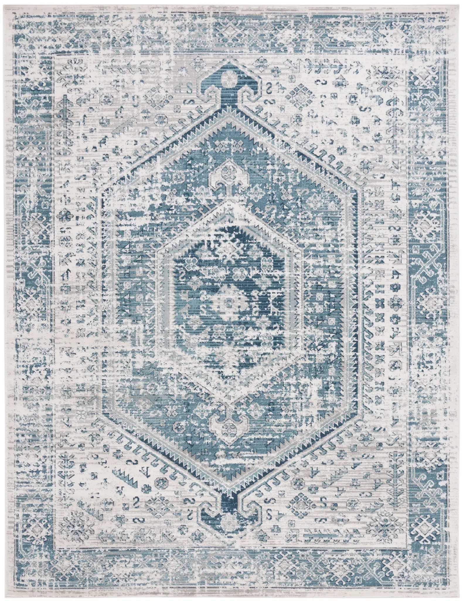 Madison Tribal Hexagon Medallion Rug