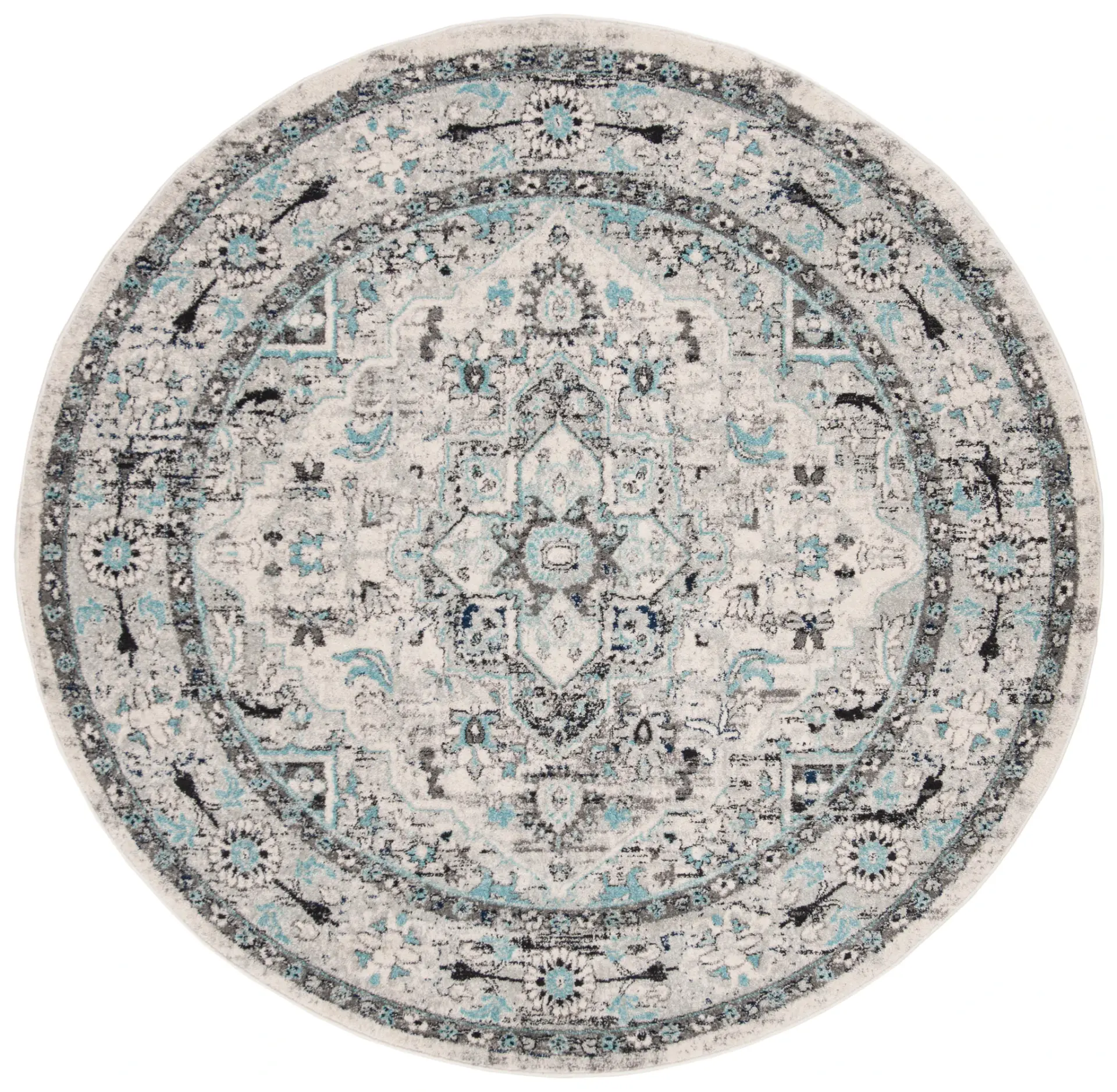 Madison Traditional Medallion Border Rug