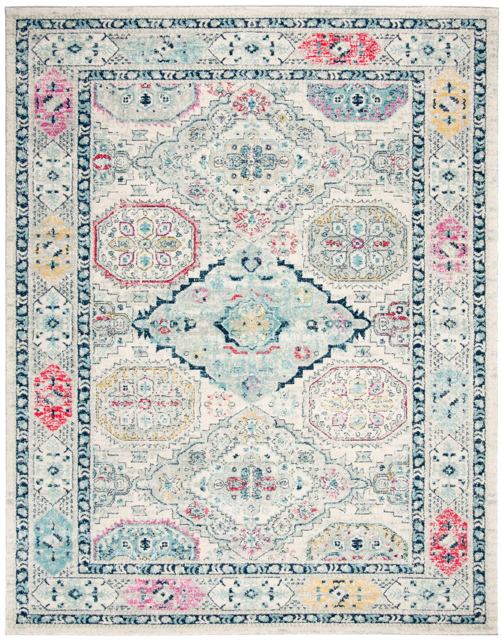 Madison Octagon Medallion Bordered Rug