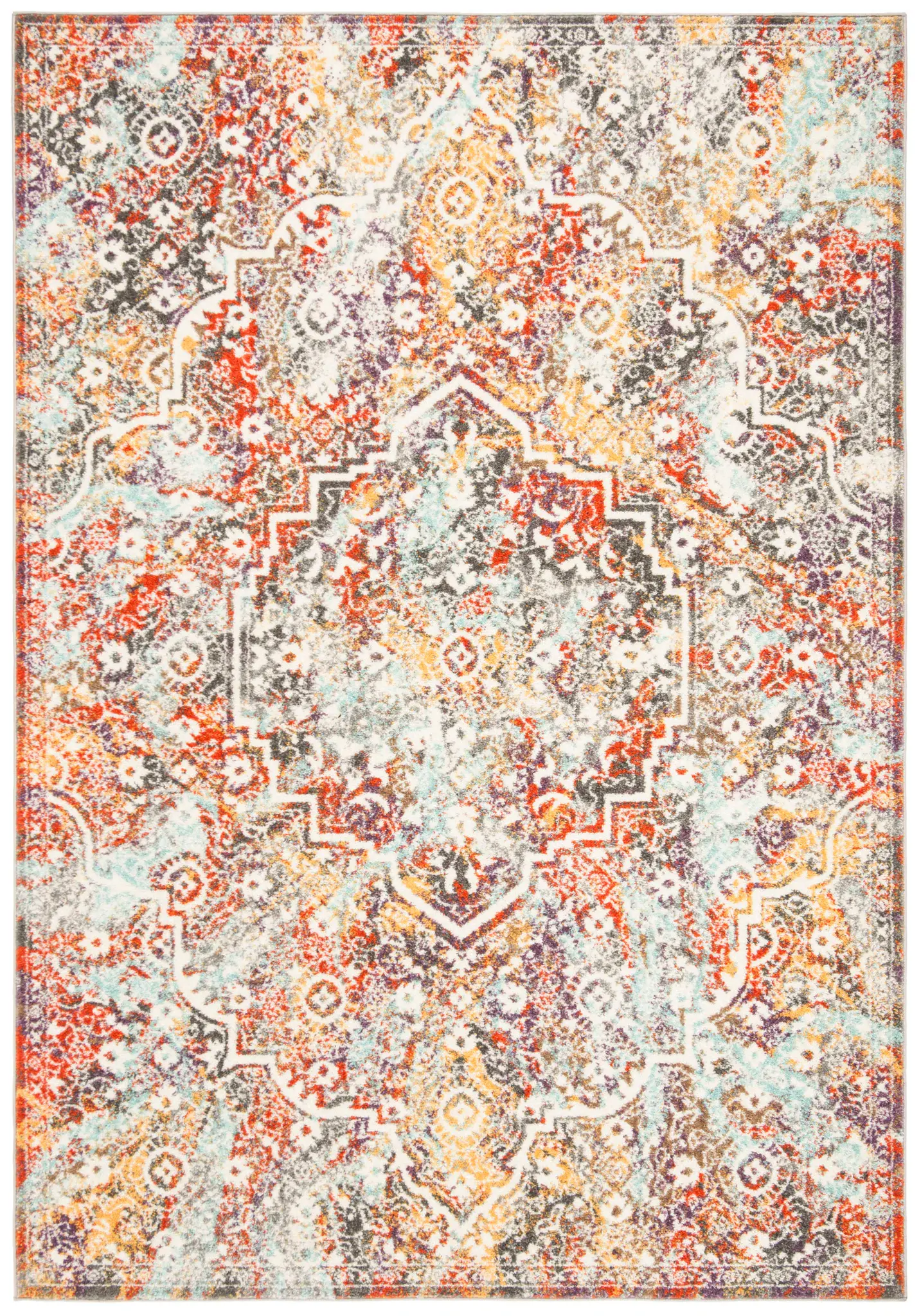Madison Stepped Diamond Medallion Rug
