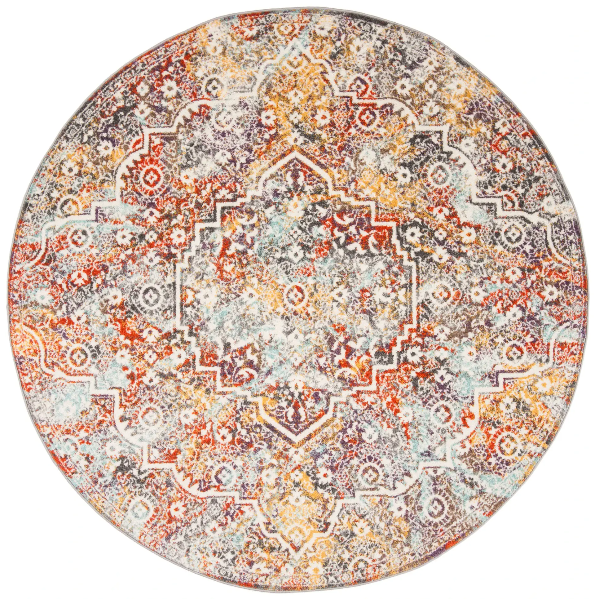 Madison Stepped Diamond Medallion Rug