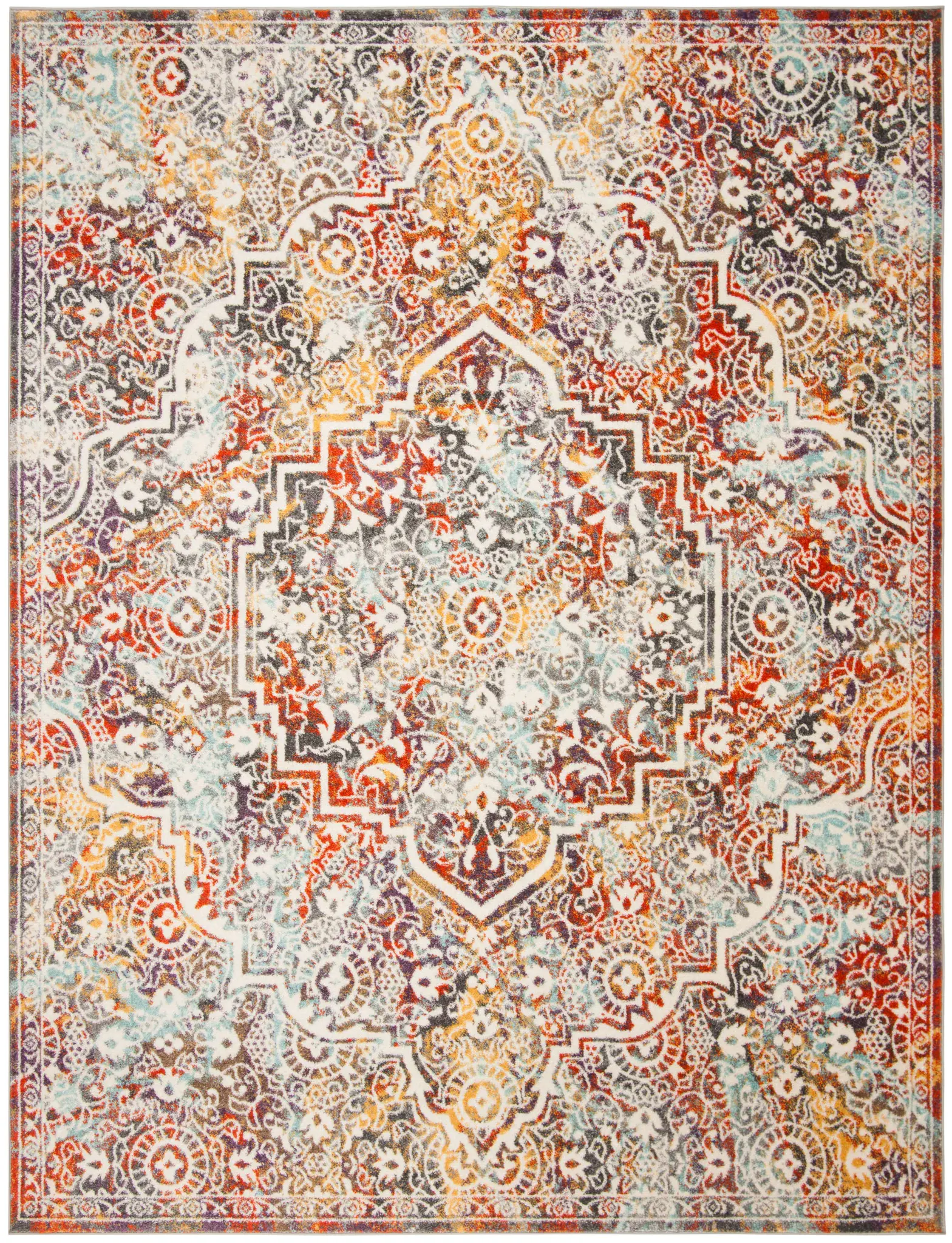 Madison Stepped Diamond Medallion Rug