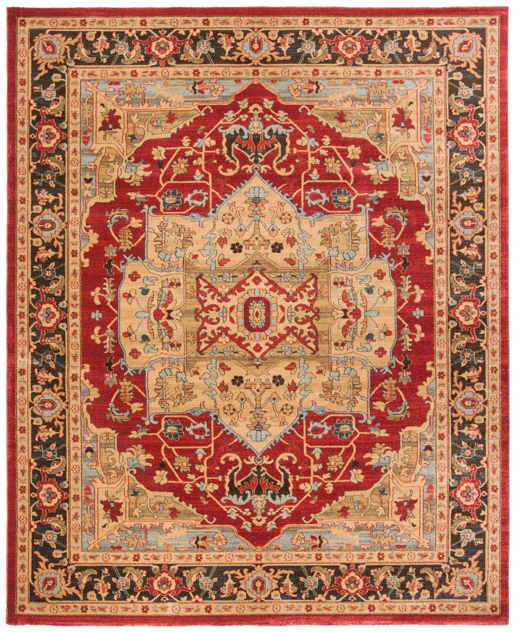 Mahal Framed Medallion Rug