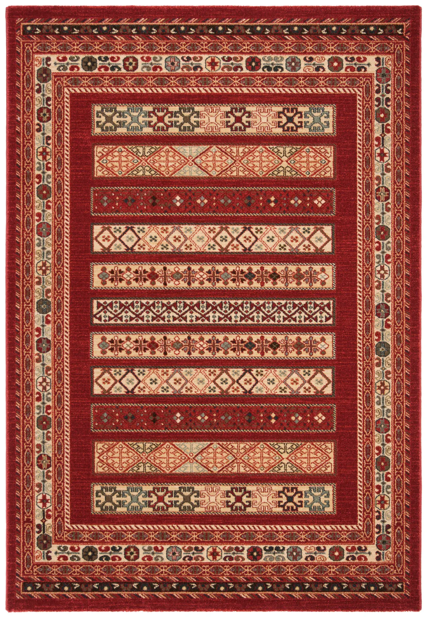 Mahal Banded Tribal Rug