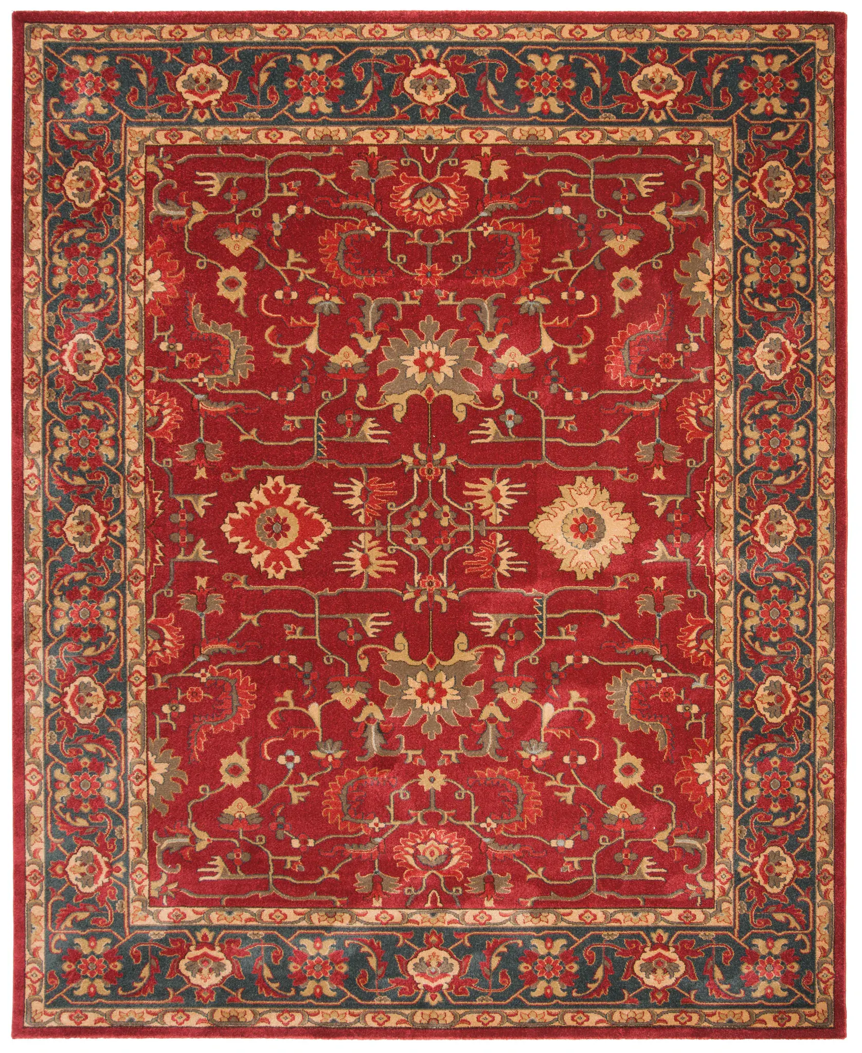 Mahal Floral Border Rug