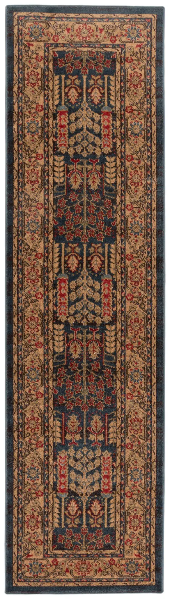 Mahal Botanical Bordered Rug