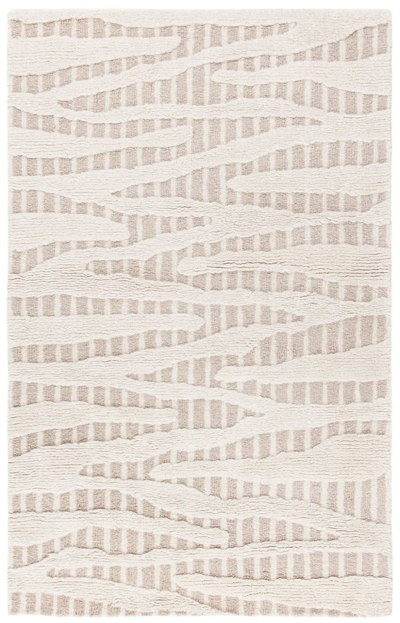 Manhattan Wavy Stripe Hand-Tufted Wool Rug