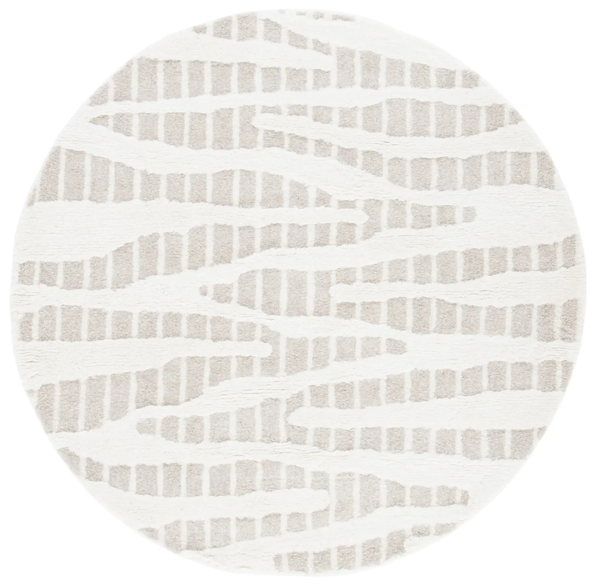 Manhattan Wavy Stripe Hand-Tufted Wool Rug