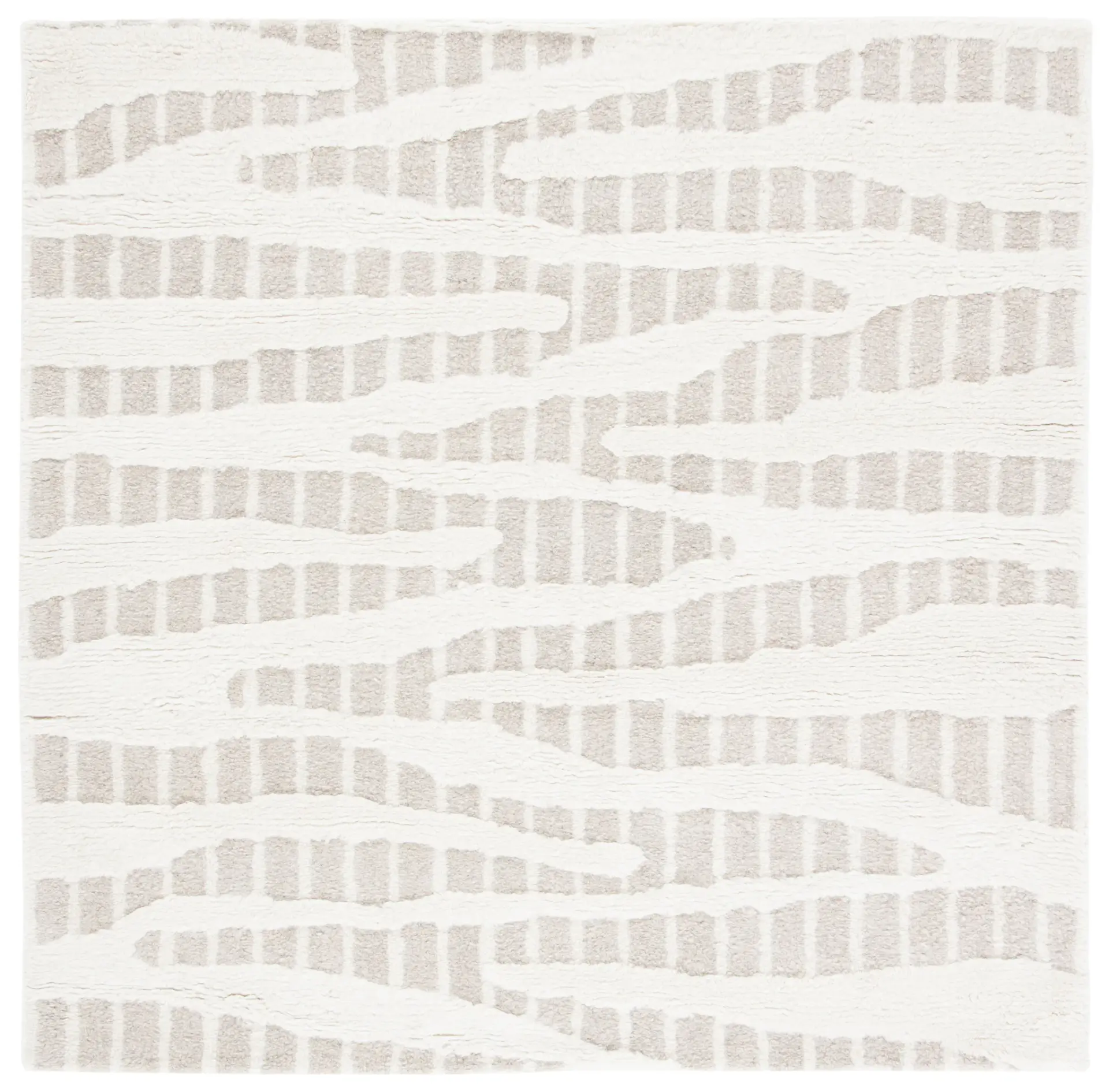 Manhattan Wavy Stripe Hand-Tufted Wool Rug