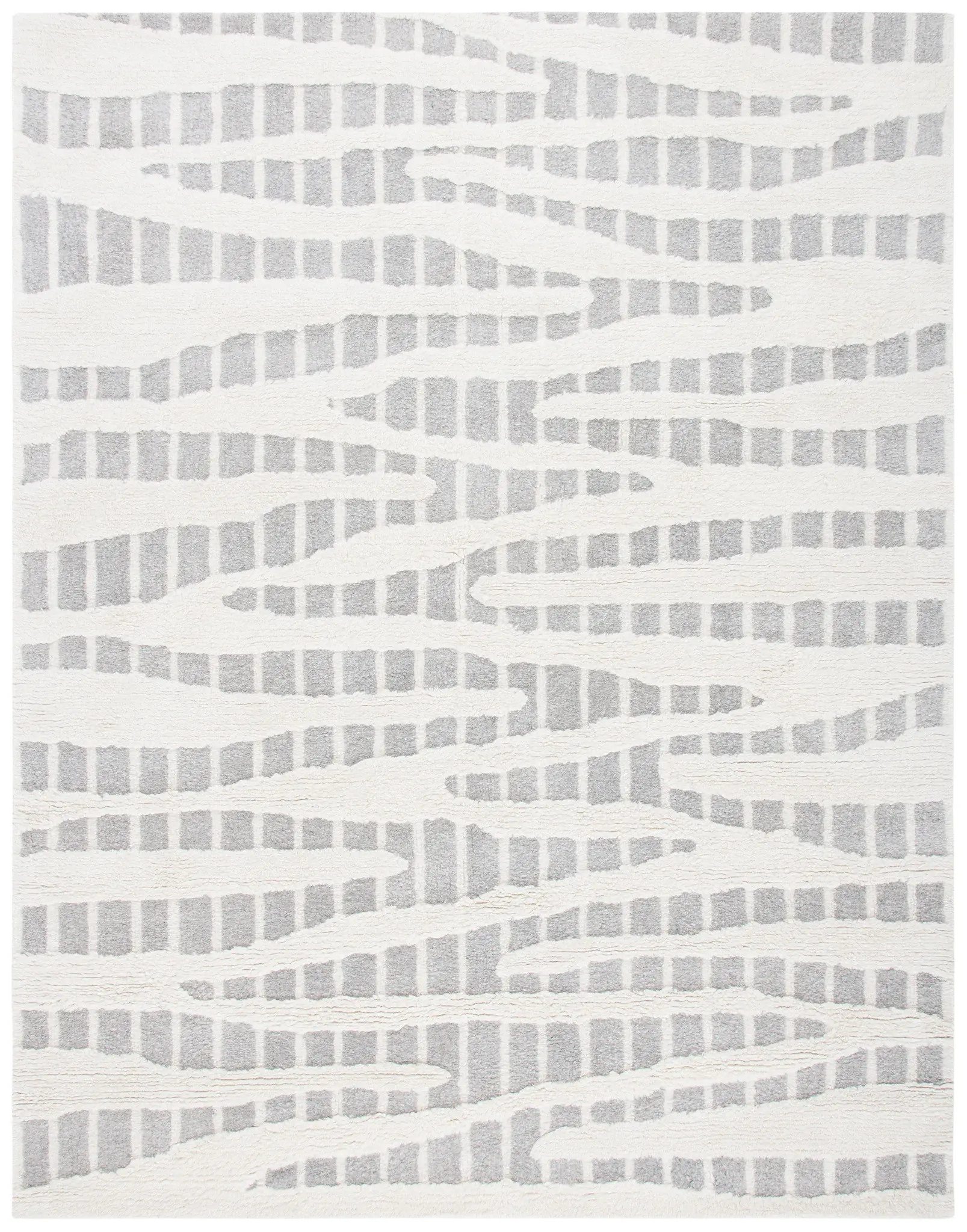 Manhattan Wavy Stripe Hand-Tufted Wool Rug