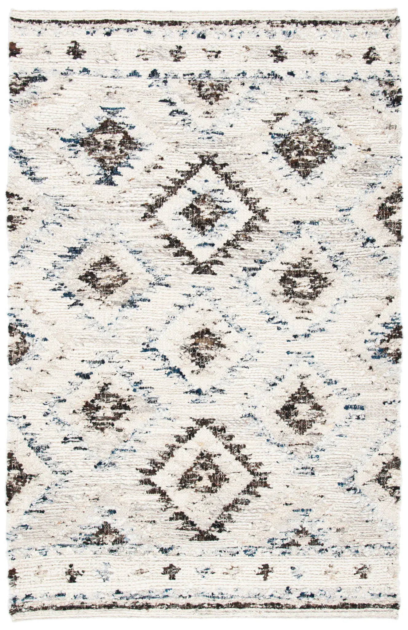 Manhattan Tribal Diamond Hand-Woven Wool Rug